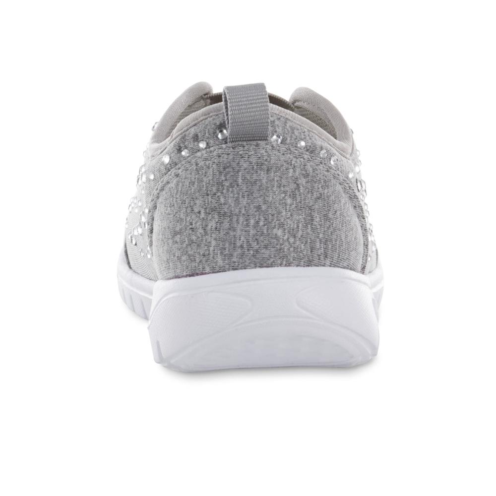 Canyon River Blues Girl's Krystal Gray Embellished Athleisure Sneaker