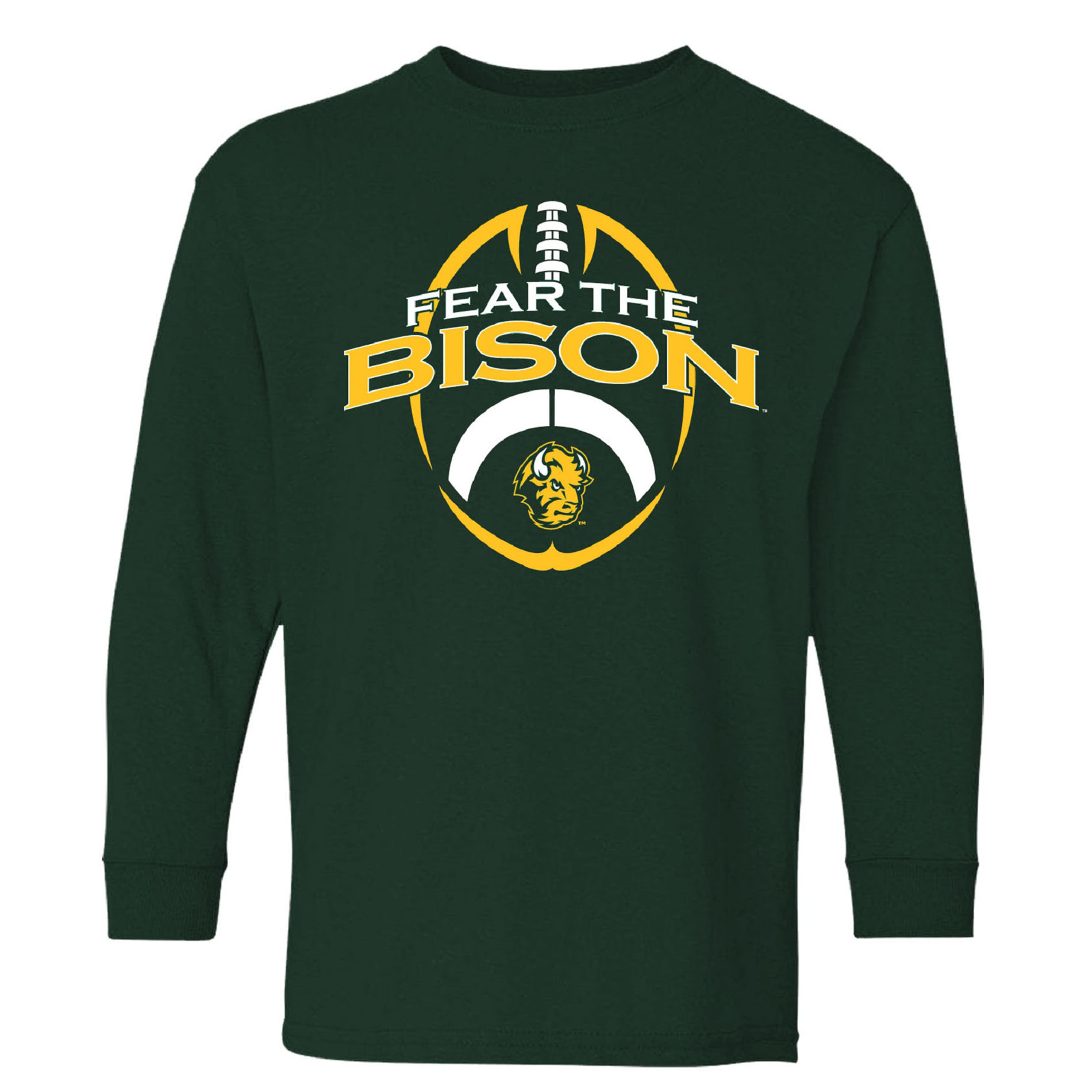 NCAA Boys&#8217; Fear The Bison Long-Sleeve T-Shirt