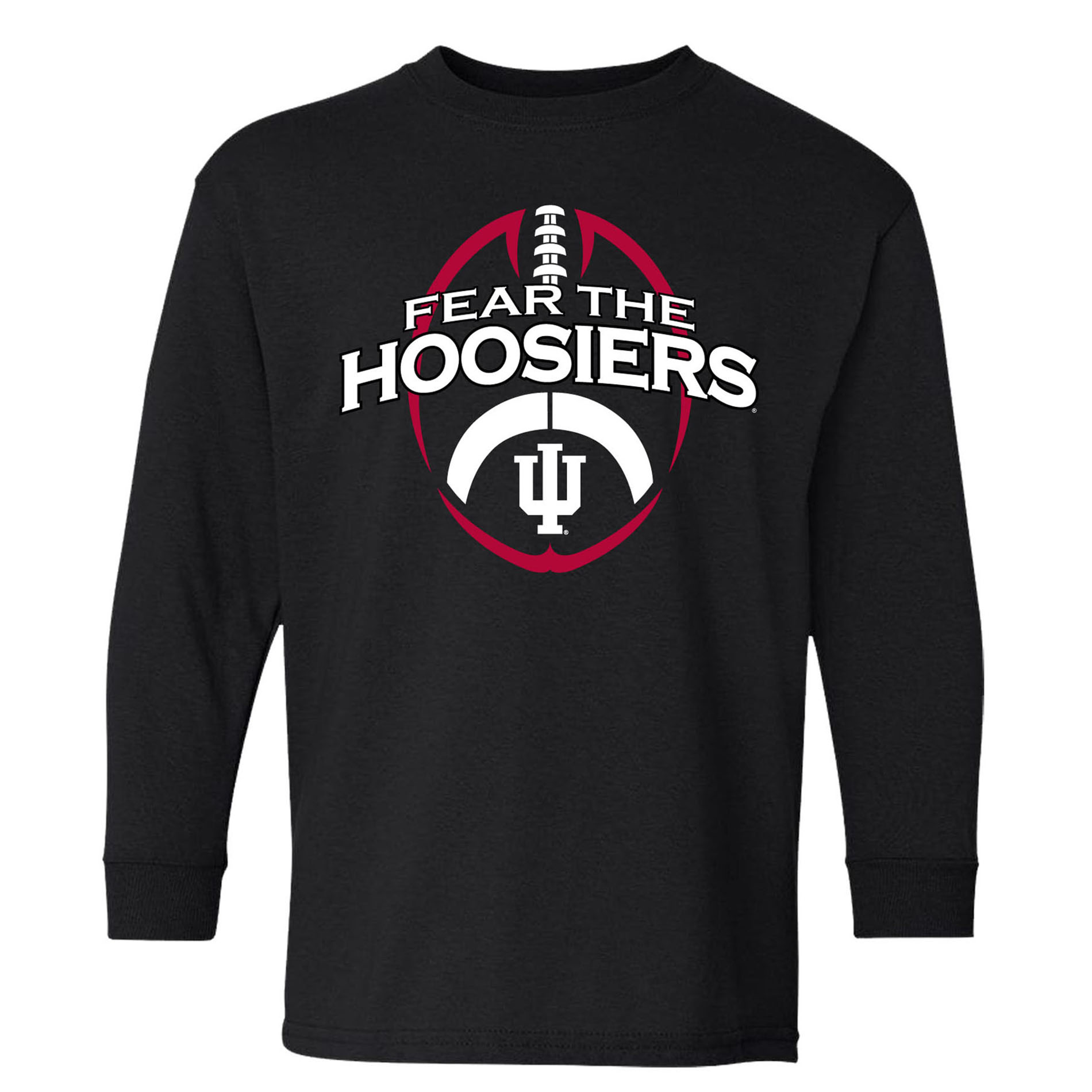 NCAA Boys&#8217; Fear The Hoosiers Long-Sleeve T-Shirt
