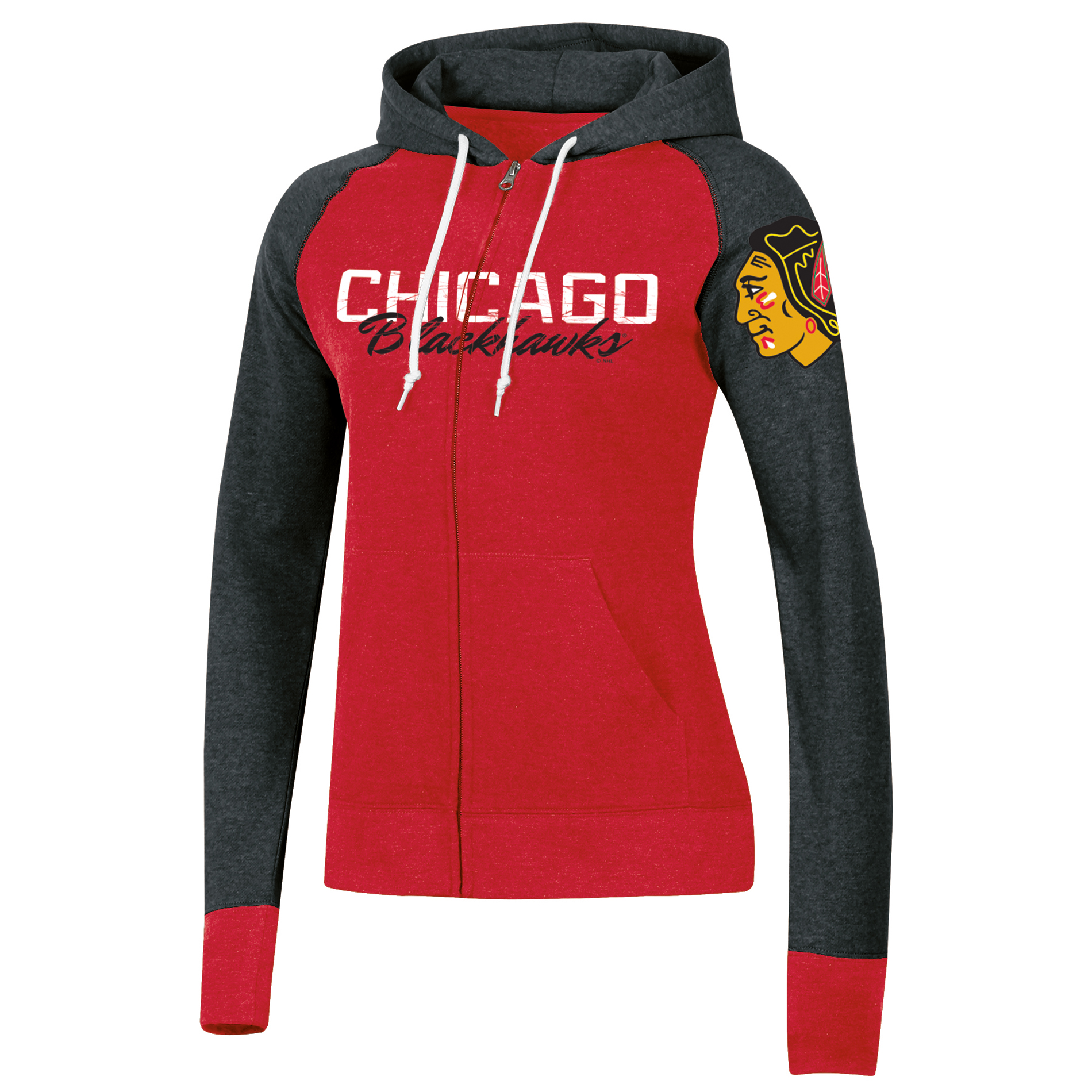 NHL Women’s Chicago Blackhawks Full-Zip Hoodie, Size: Medium NHL Women’s Chicago Blackhawks Full-Zip Hoodie, Size: Medium