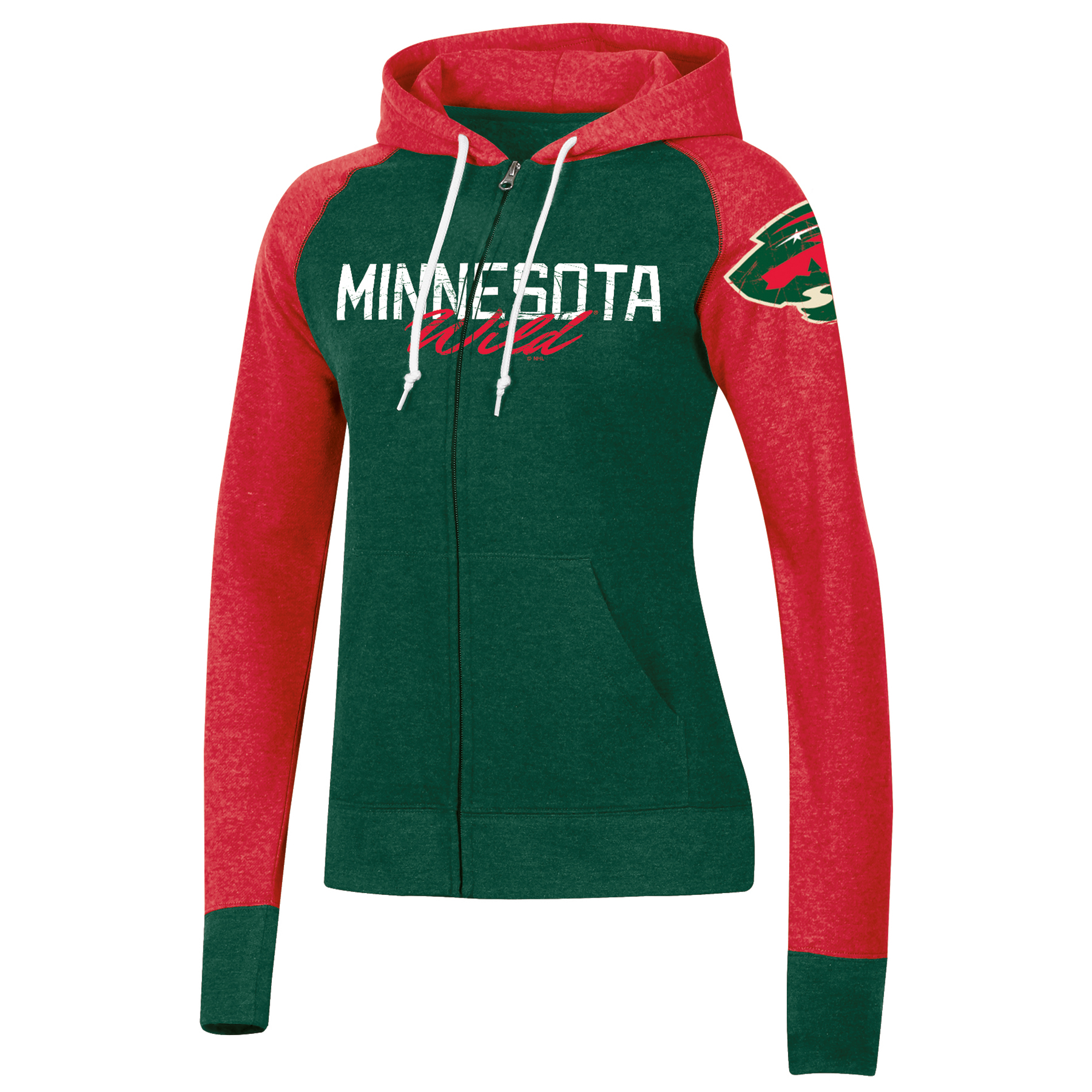 NHL Women’s Minnesota Wild Full-Zip Hoodie, Size: Small NHL Women’s Minnesota Wild Full-Zip Hoodie, Size: Small