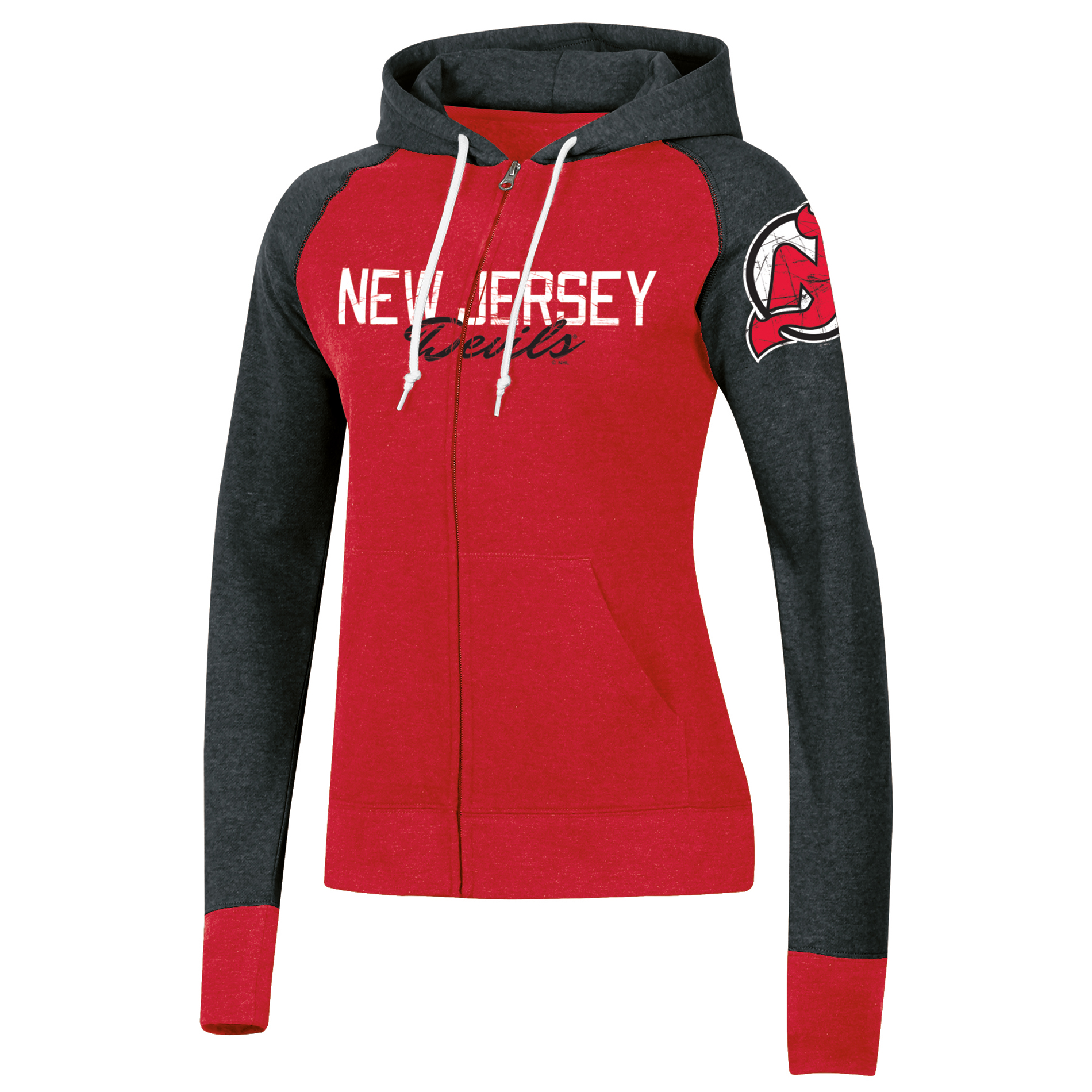 NHL Women’s New Jersey Devils Full-Zip Hoodie, Size: Small NHL Women’s New Jersey Devils Full-Zip Hoodie, Size: Small