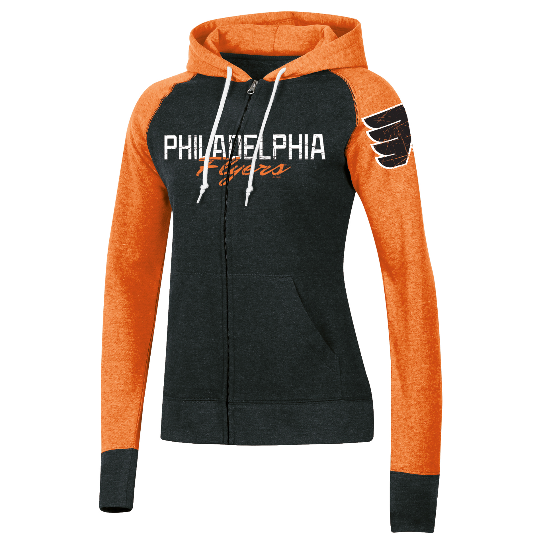NHL Women’s Philadelphia Flyers Full-Zip Hoodie, Size: Small NHL Women’s Philadelphia Flyers Full-Zip Hoodie, Size: Small
