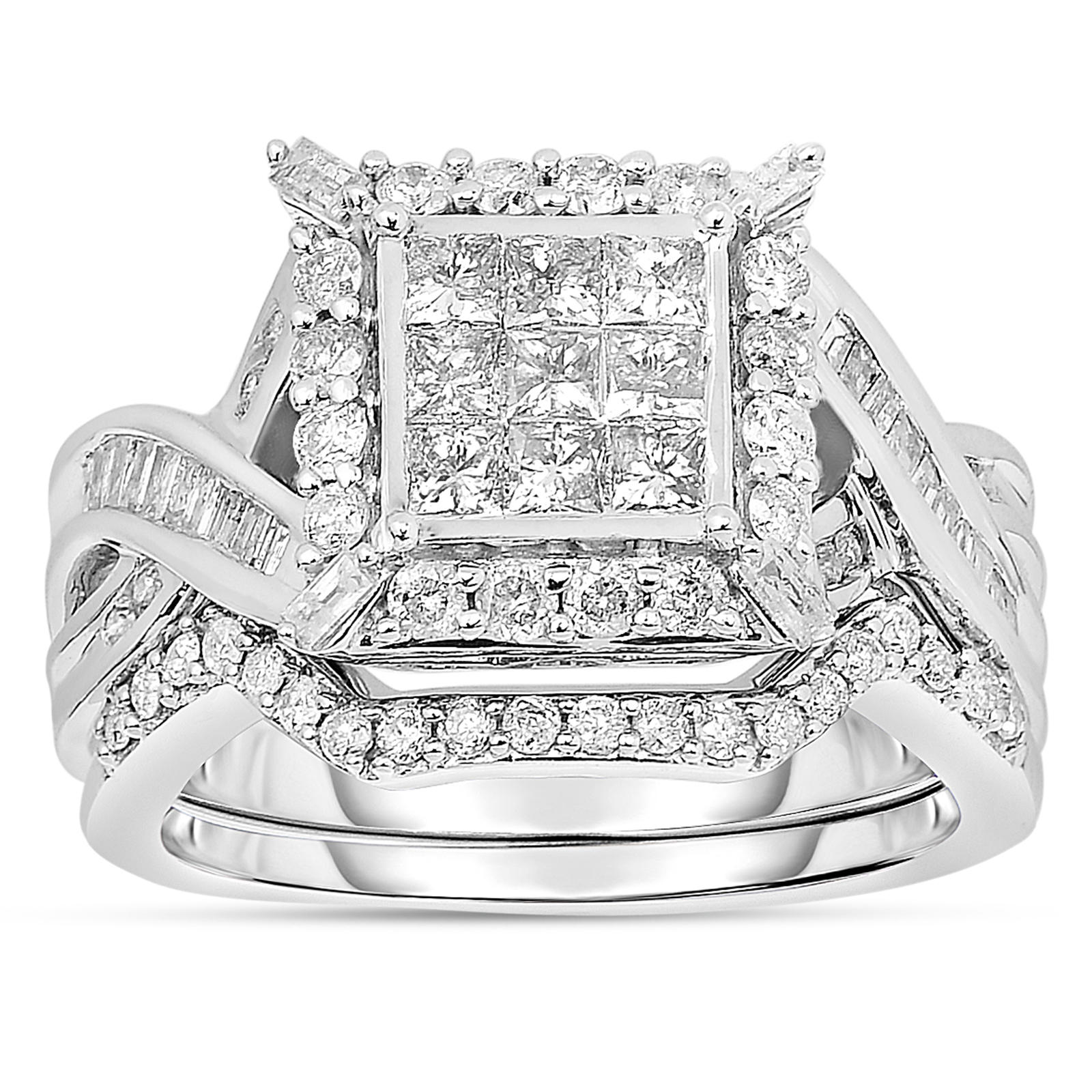 Infinitely Yours 10kt 1 1/2 cttw  Diamond Bridal Set - Size 7 Only