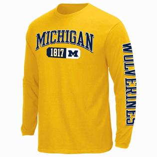 NCAA Men’s Big & Tall Michigan Wolverines Long-Sleeve T-Shirt