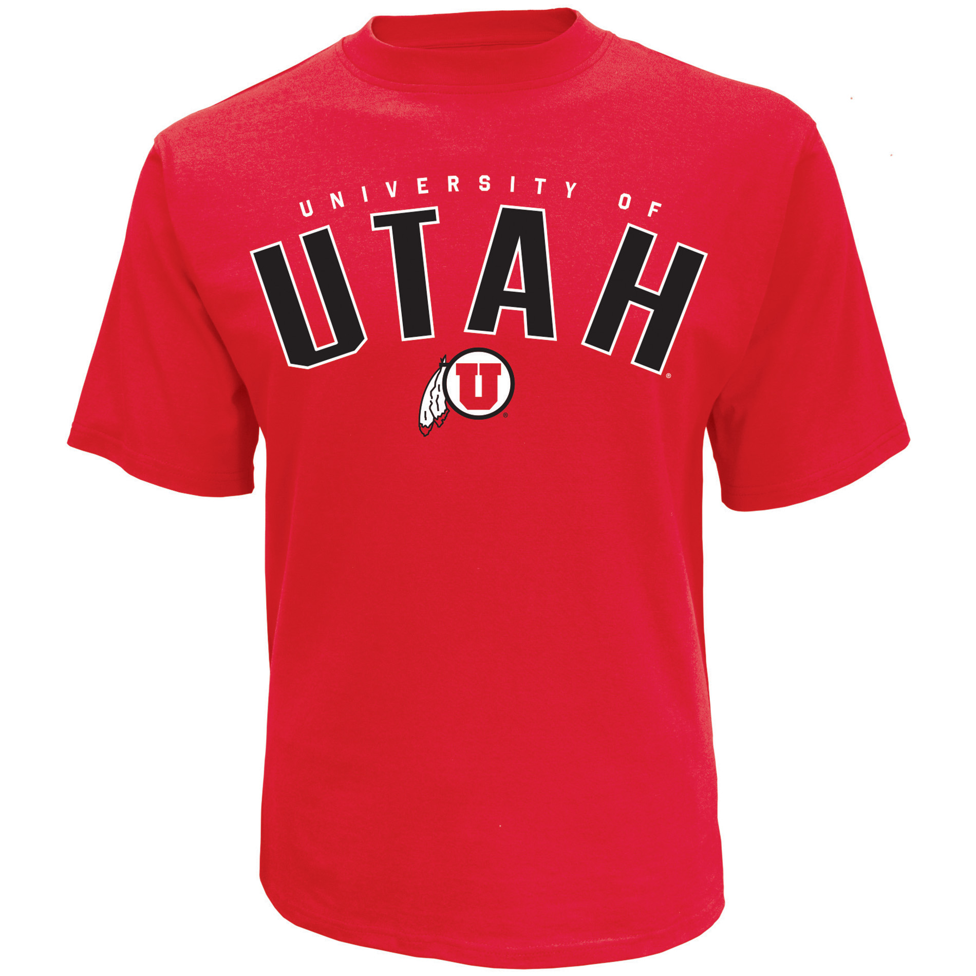 NCAA Men&#8217;s Short-Sleeve Applique T-Shirt - Utah Utes
