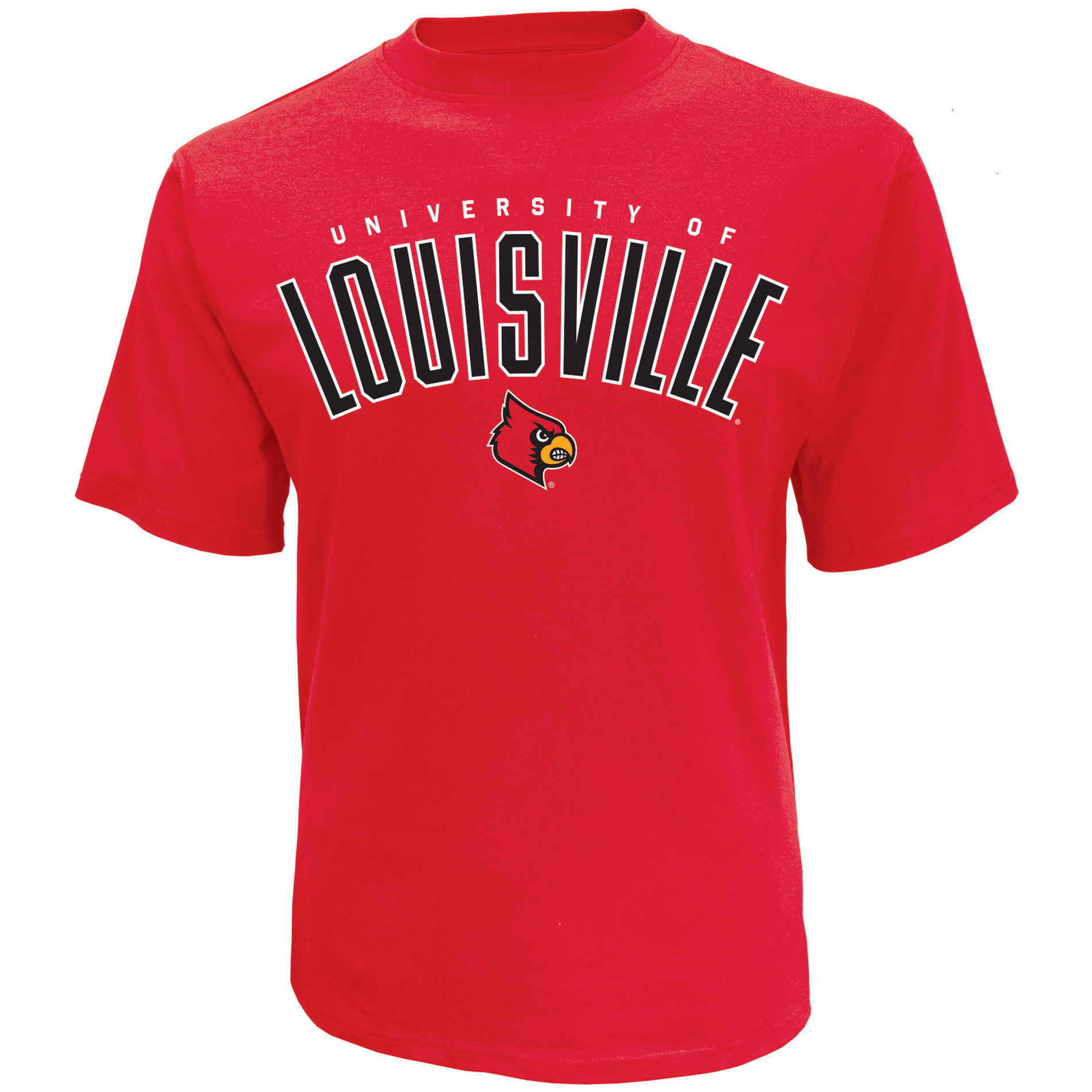 Ncaa Men’s Short-Sleeve Applique T-Shirt - Louisville Cardinals, Size: XXL Ncaa Men’s Short-Sleeve Applique T-Shirt - Louisville Cardinals, Size: XXL