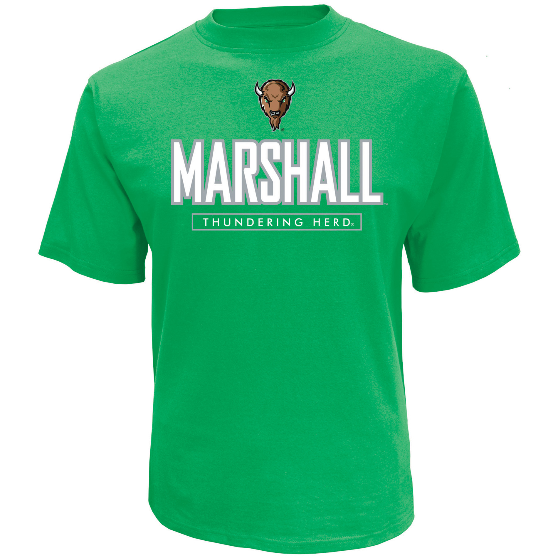 NCAA Men&#8217;s Short-Sleeve Applique T-Shirt - Marshall Thundering Herd