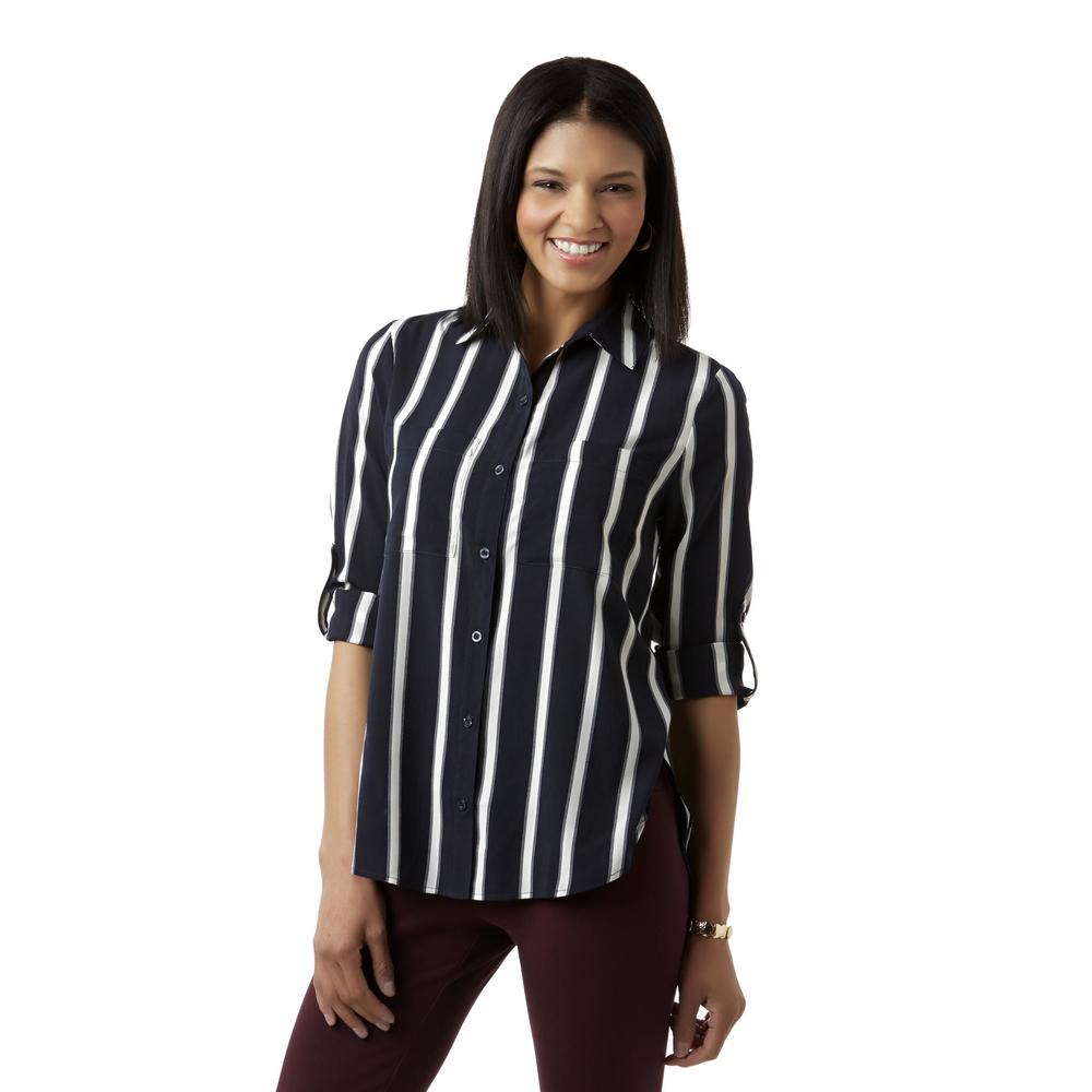 Attention Women's Printed Utility Blouse