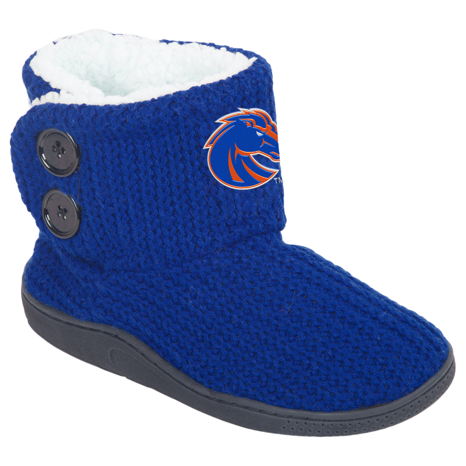 NCAA Women&#8217;s 2-Button Knit Boots - Boise State Broncos