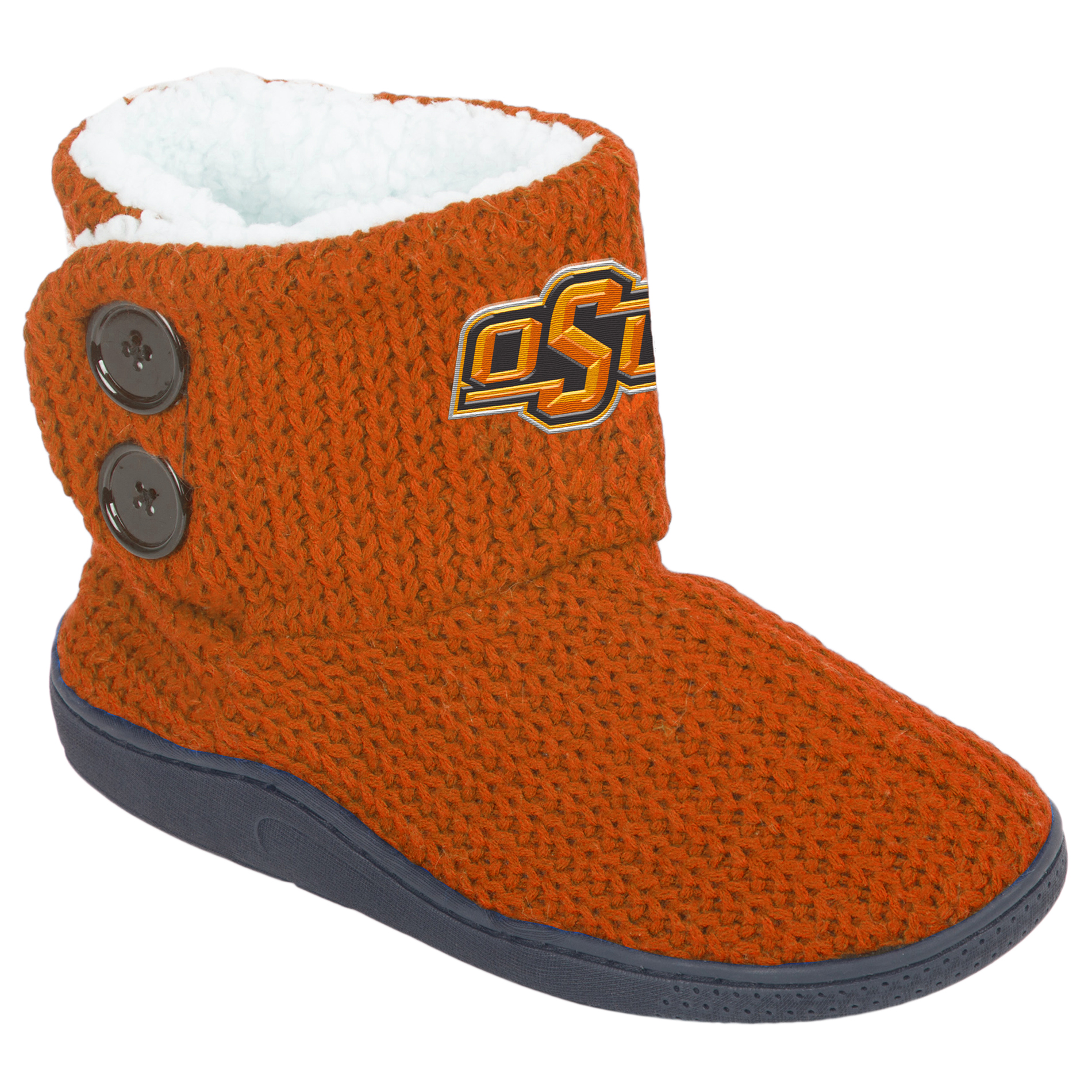 NCAA Women&#8217;s 2-Button Knit Boots - Oklahoma State Cowboys