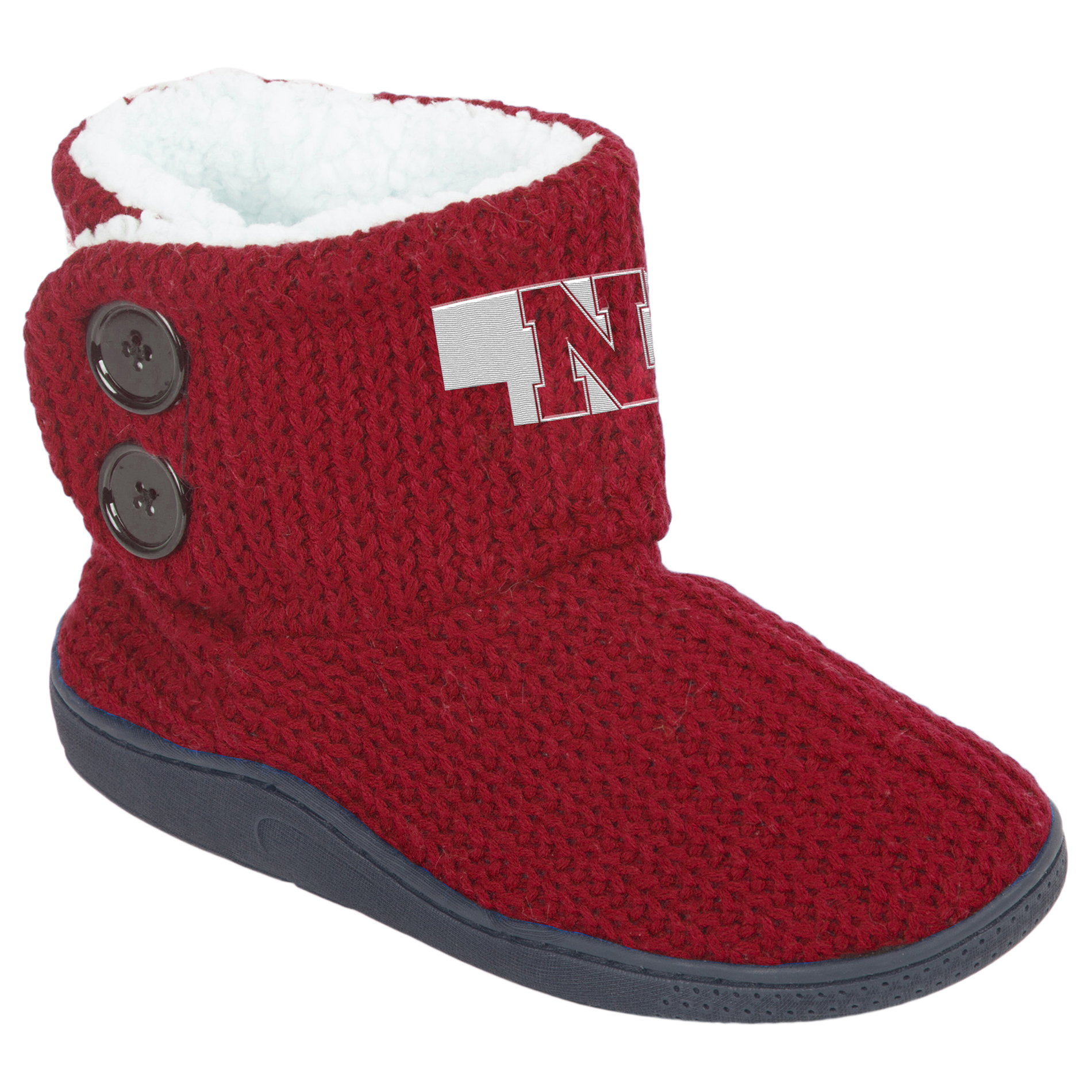 NCAA Women&#8217;s 2-Button Knit Boots - Nebraska Cornhuskers