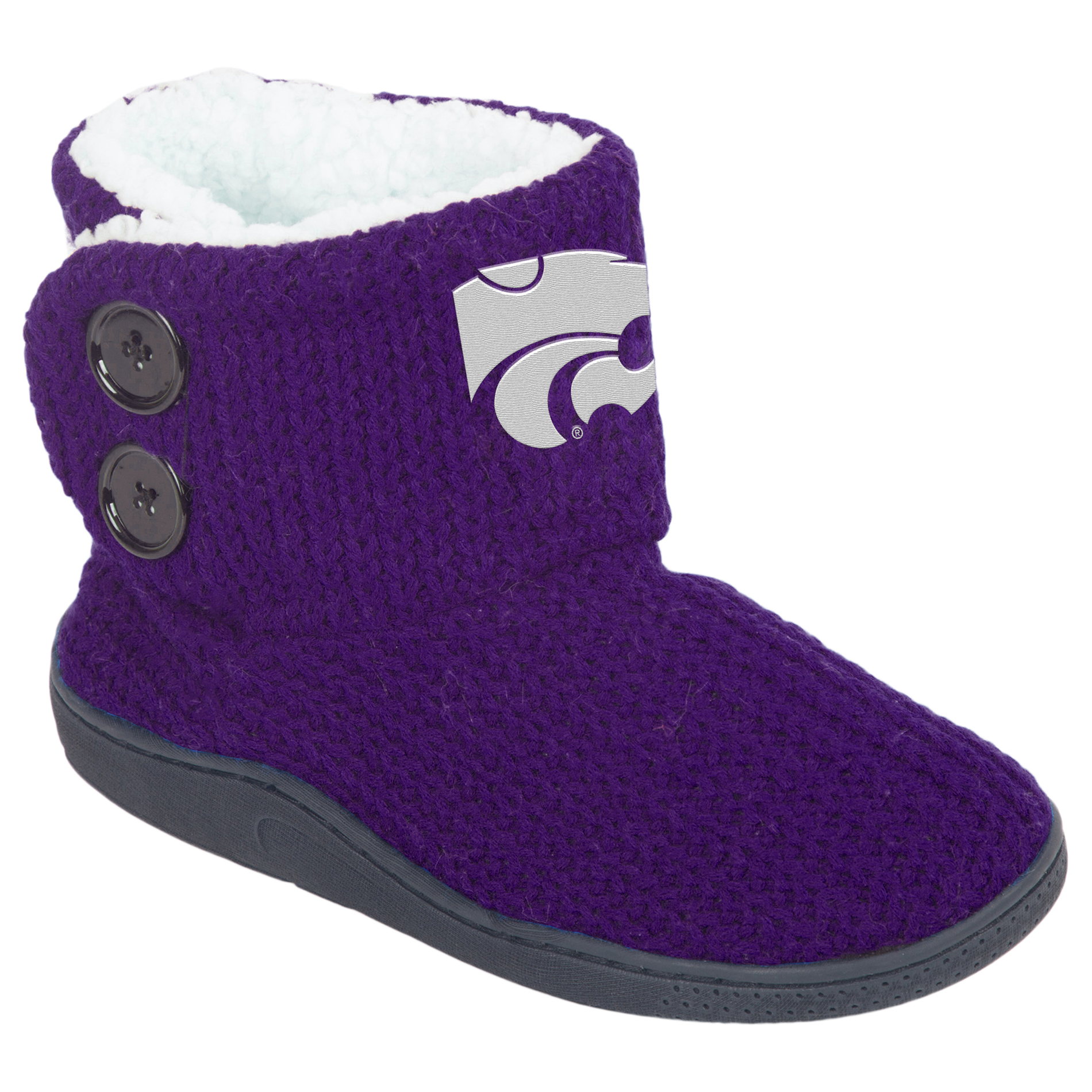 NCAA Women’s 2-Button Knit Boots - Kansas State Wildcats, Size: Large NCAA Women’s 2-Button Knit Boots - Kansas State Wildcats, Size: Large