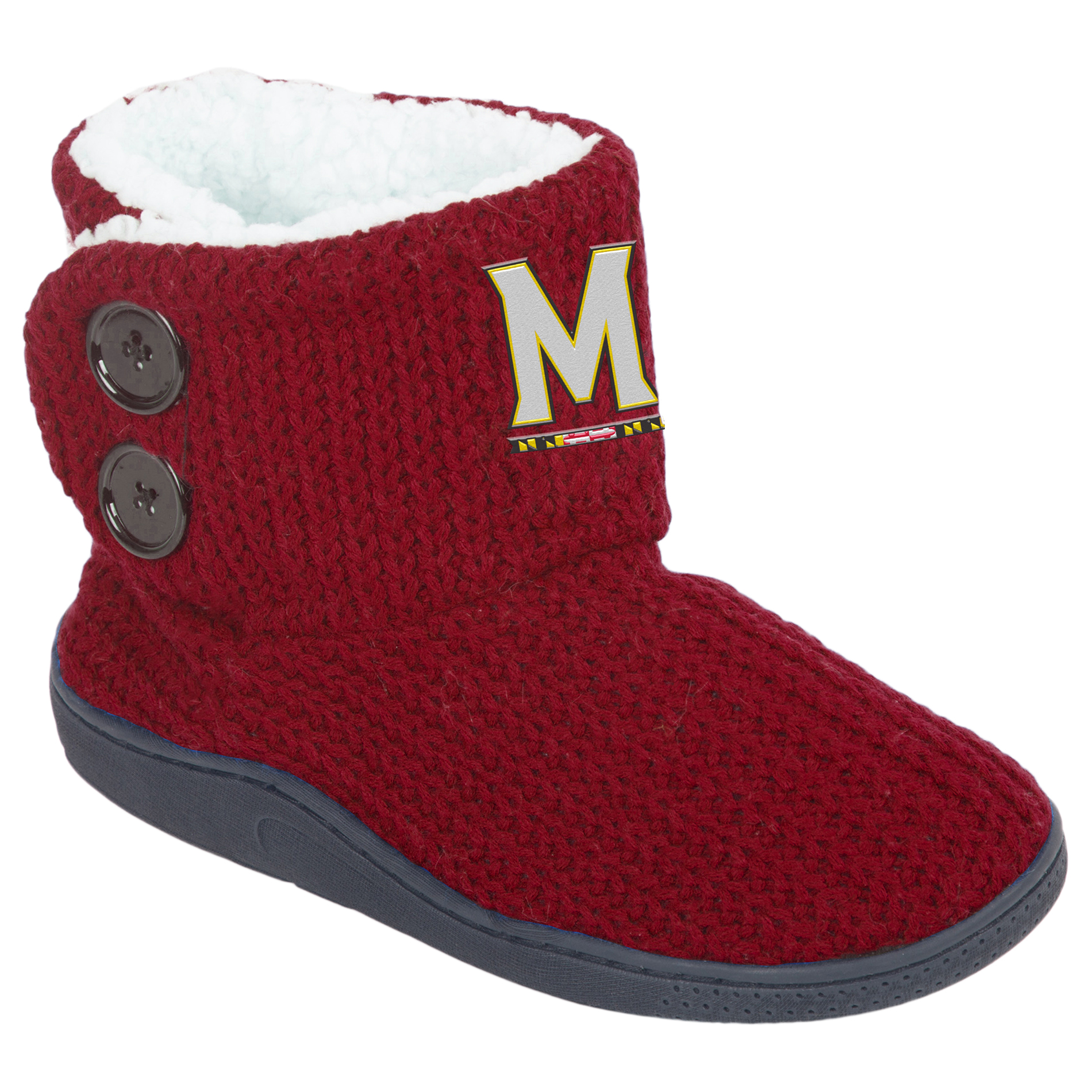 NCAA Women’s 2-Button Knit Boots - Maryland Terrapins, Size: Large NCAA Women’s 2-Button Knit Boots - Maryland Terrapins, Size: Large