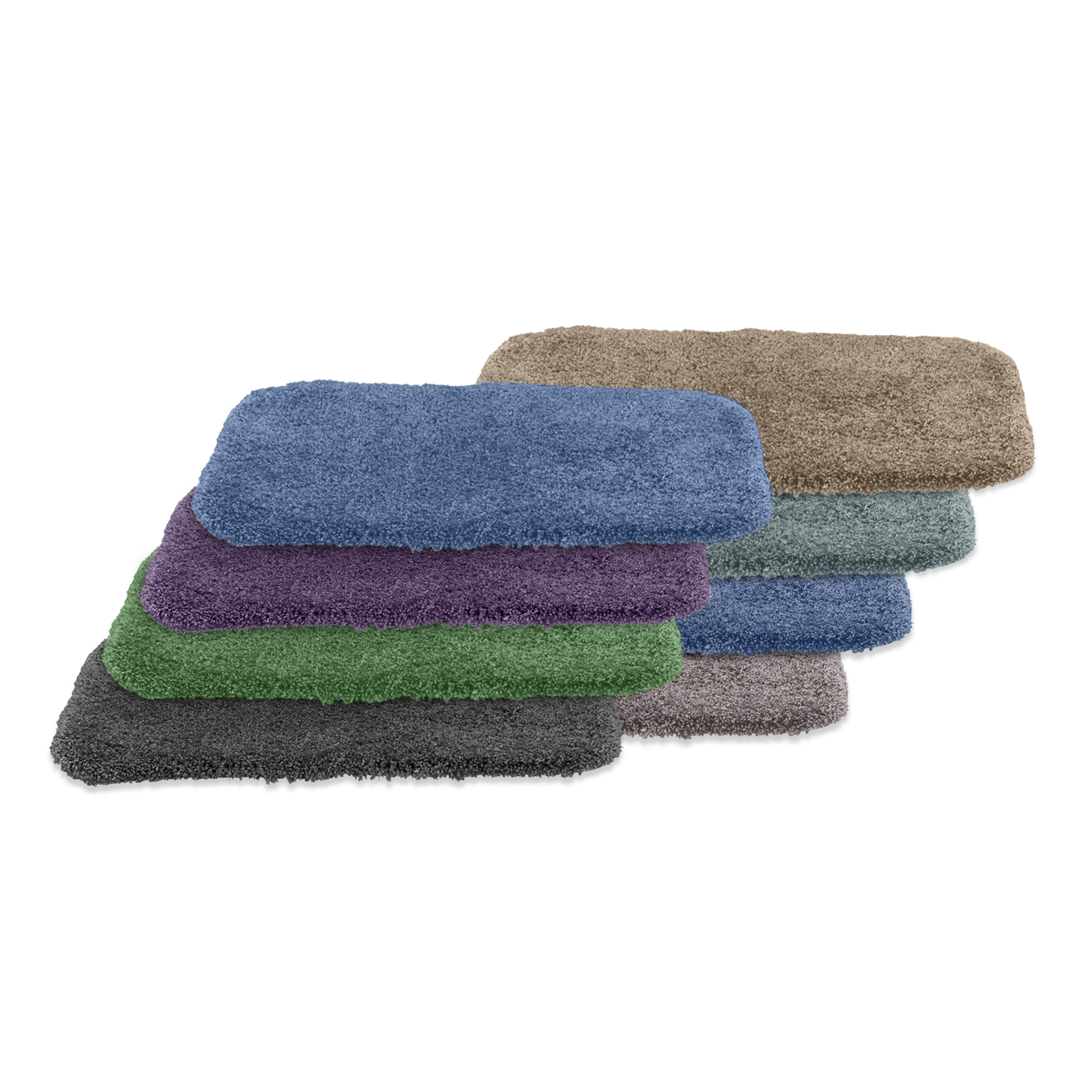 Microfiber latex back, Bath Rug