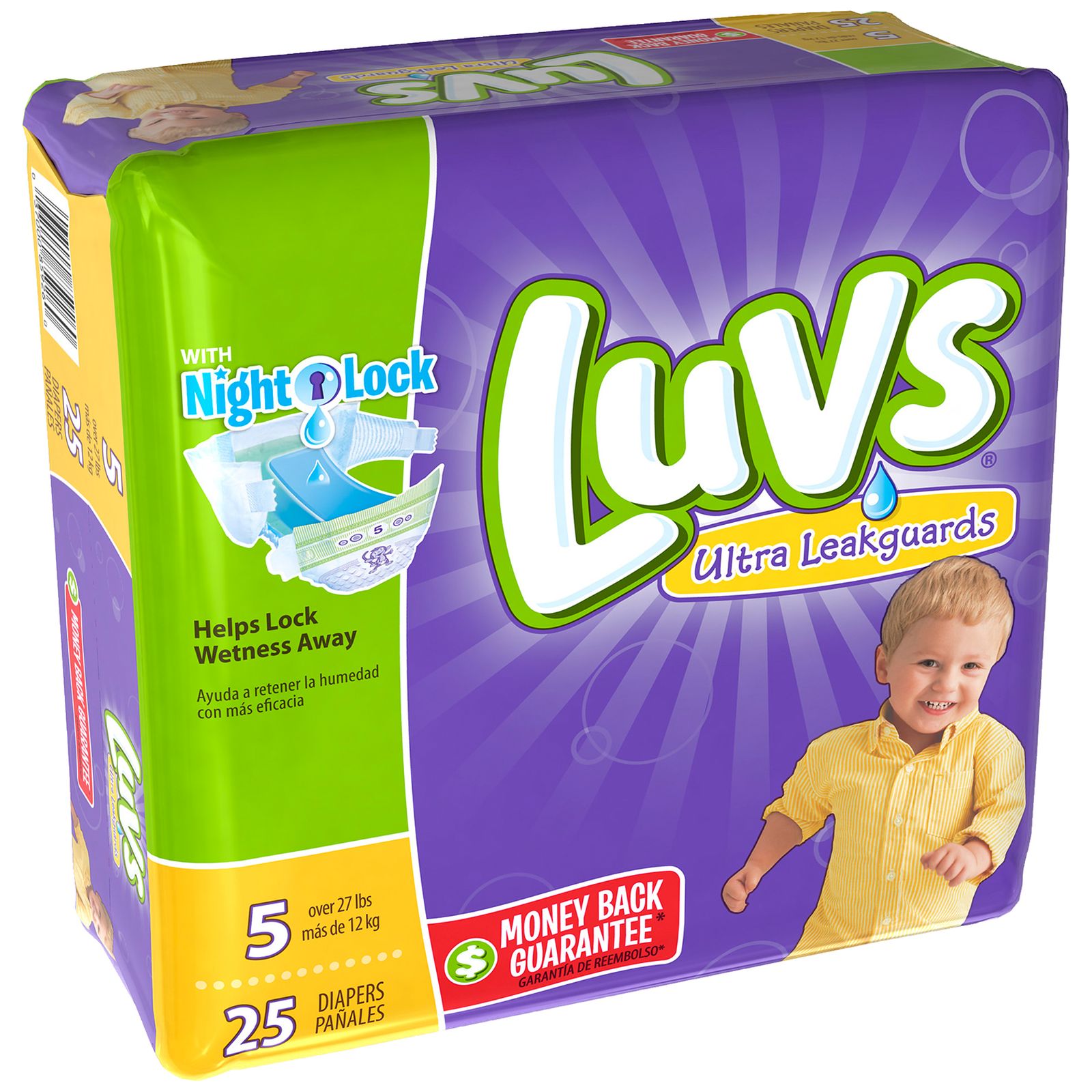 Luvs Ultra Leakguards Diapers with Night Lock