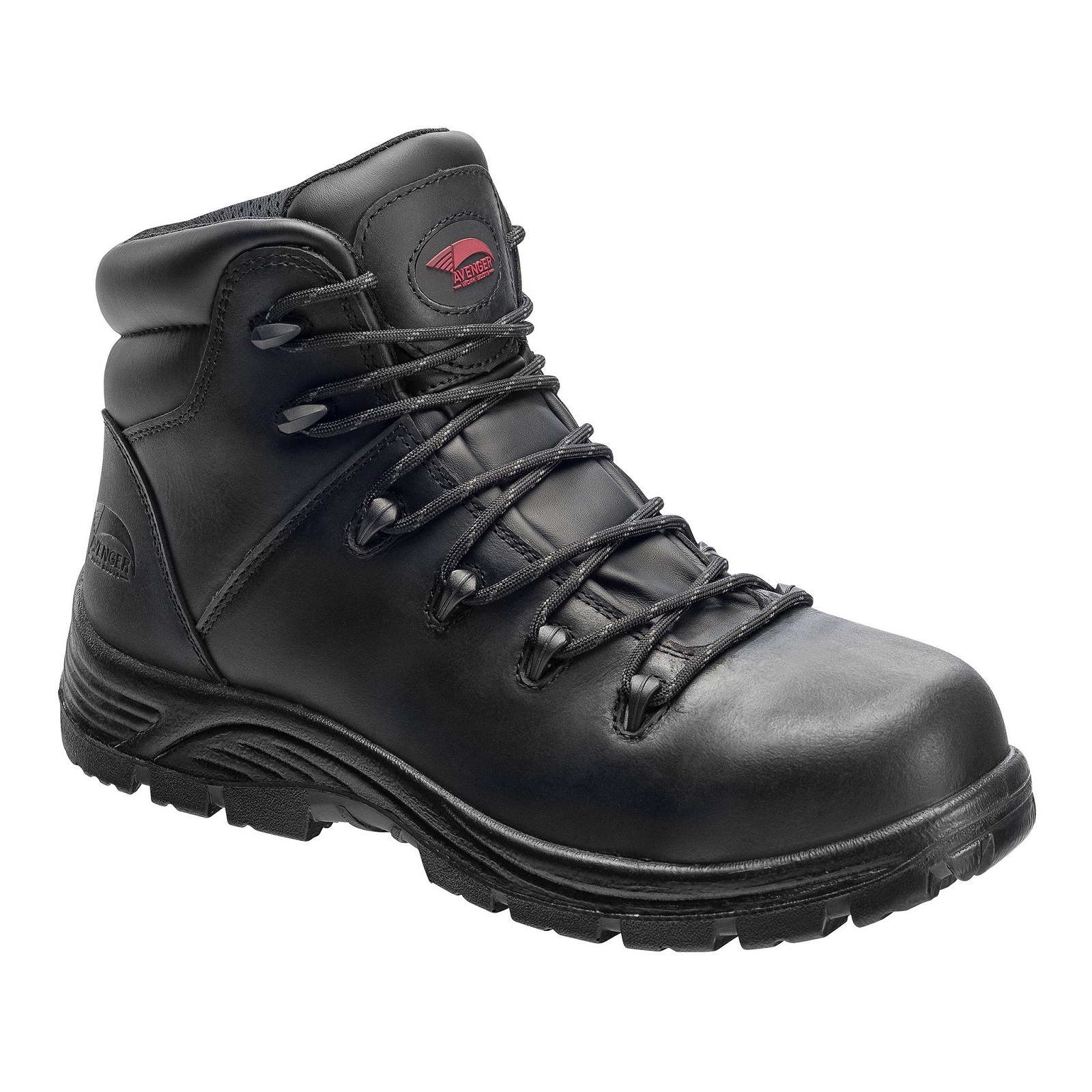 Avenger Safety Footwear Men's A7223 Black 6