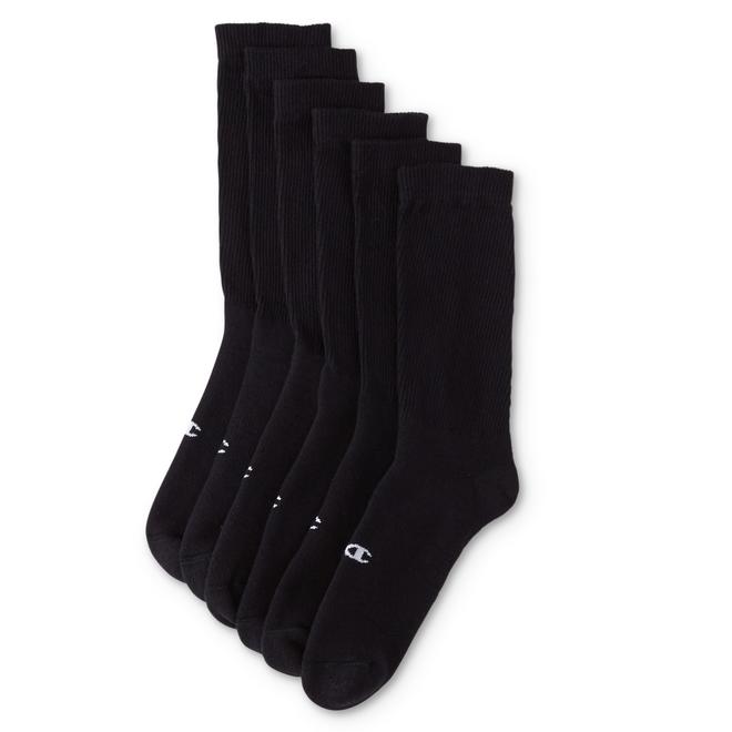 Champion Men's 6Pairs Athletic Crew Socks