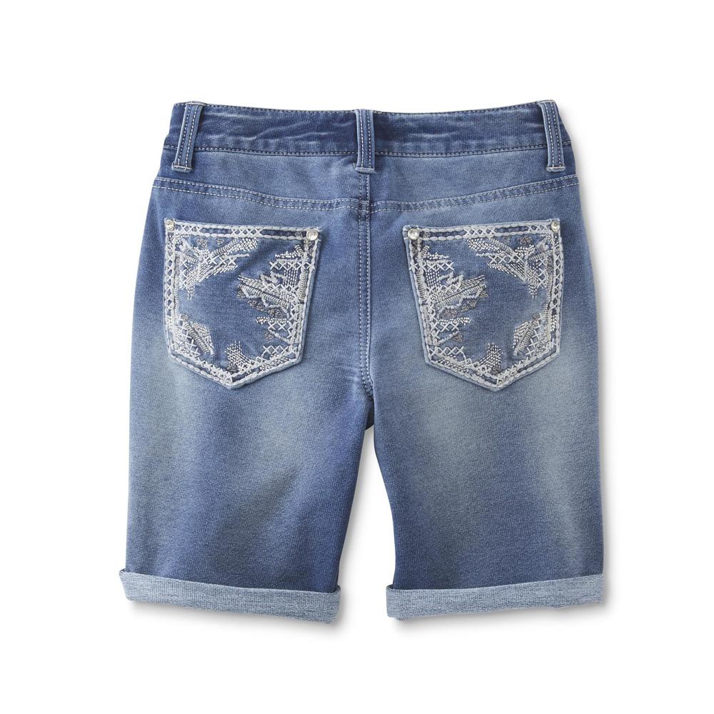 Canyon River Blues Girl's Embellished French Terry Knit Shorts