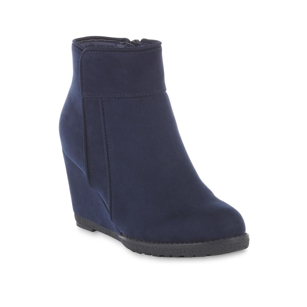 Canyon River Blues Women's Paige Wedge Boot - Navy Blue