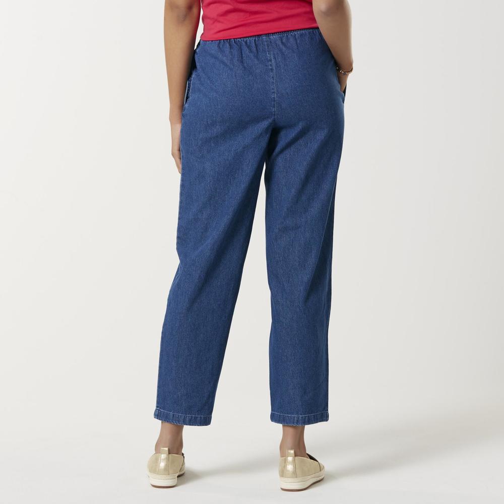Basic Editions Women's Denim Pants