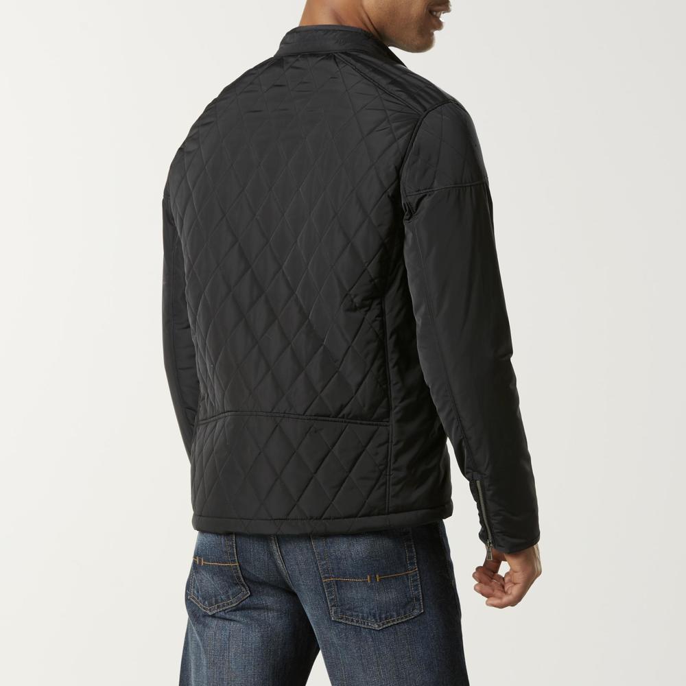Structure Men's Quilted Moto Jacket