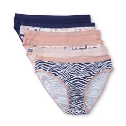 B Joe Boxer ~ Women/'s Boy Short Underwear Panties Cotton 6-Pair Sears ~ Size 6