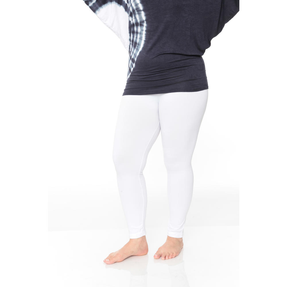White Mark Pack of 3: Women's Plus Size Legging (One Size Fits Most)