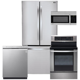 Lg Lg 4 Piece Space Saver Kitchen Bundle W 33 8221 Basic French
