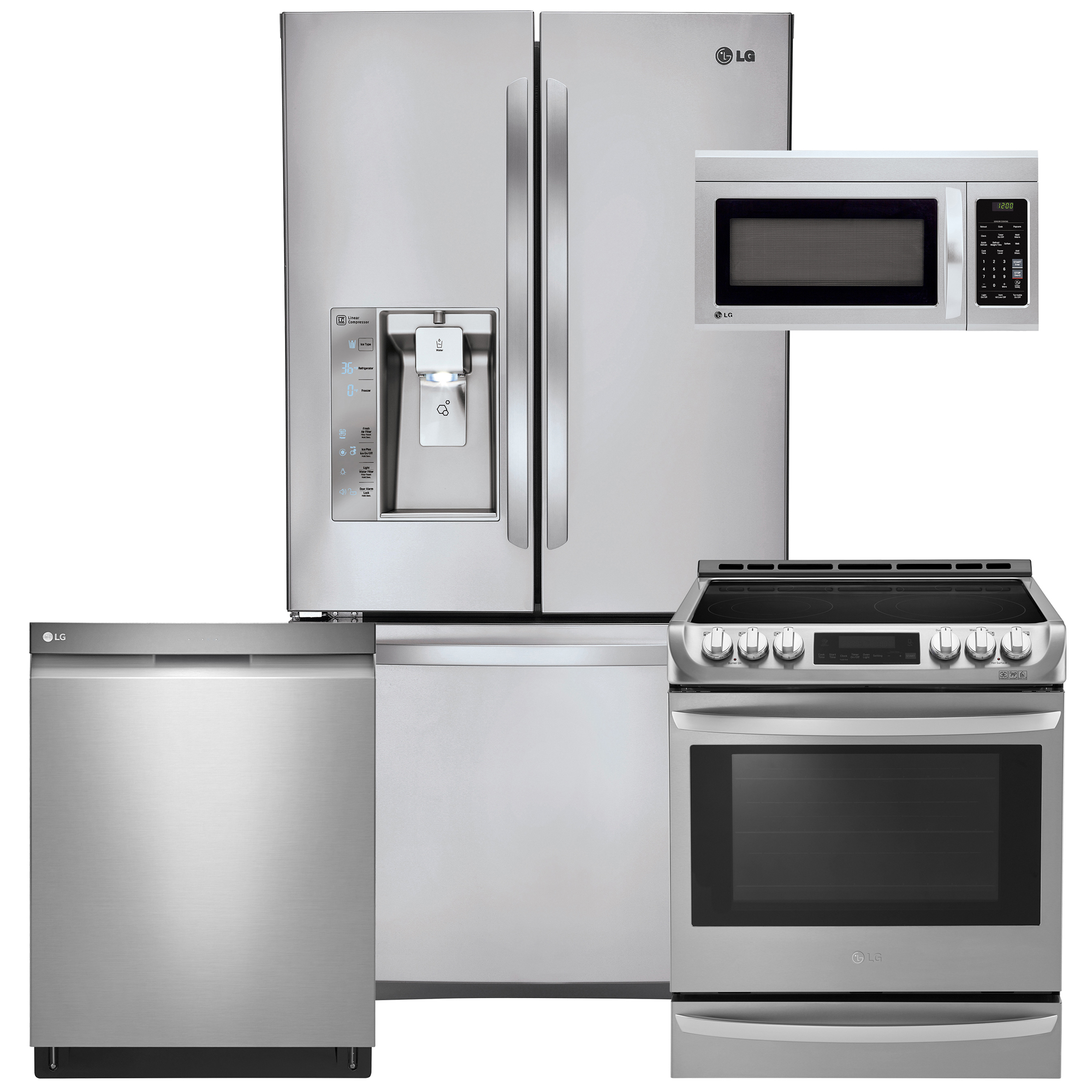 LG LG 4-Piece Design In The Details Kitchen Package w ...