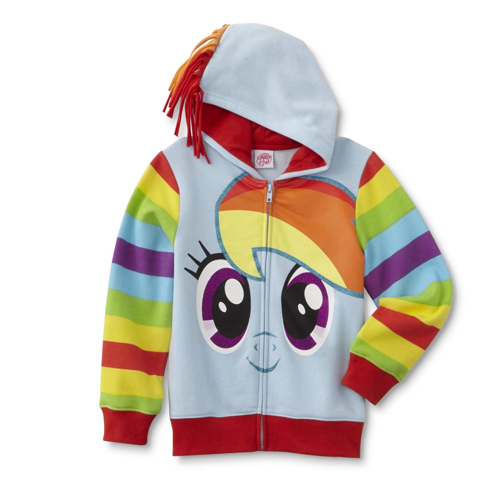 My Little Pony Girl's Hoodie Jacket - Rainbow Dash