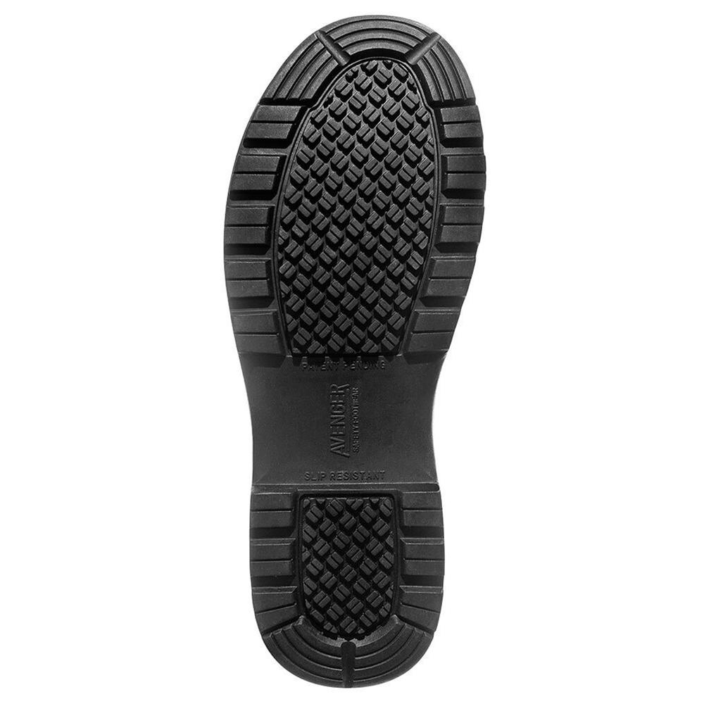 Avenger Safety Footwear Men's Composite Toe Electrical Hazard Romeo Work Shoe A7408 - Black