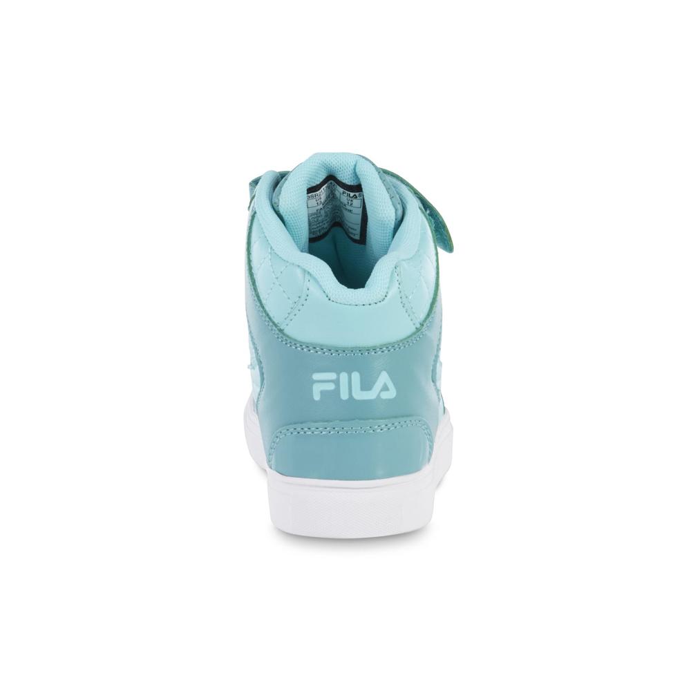 Fila Girl's Sofico 2 Teal High-Top Sneaker