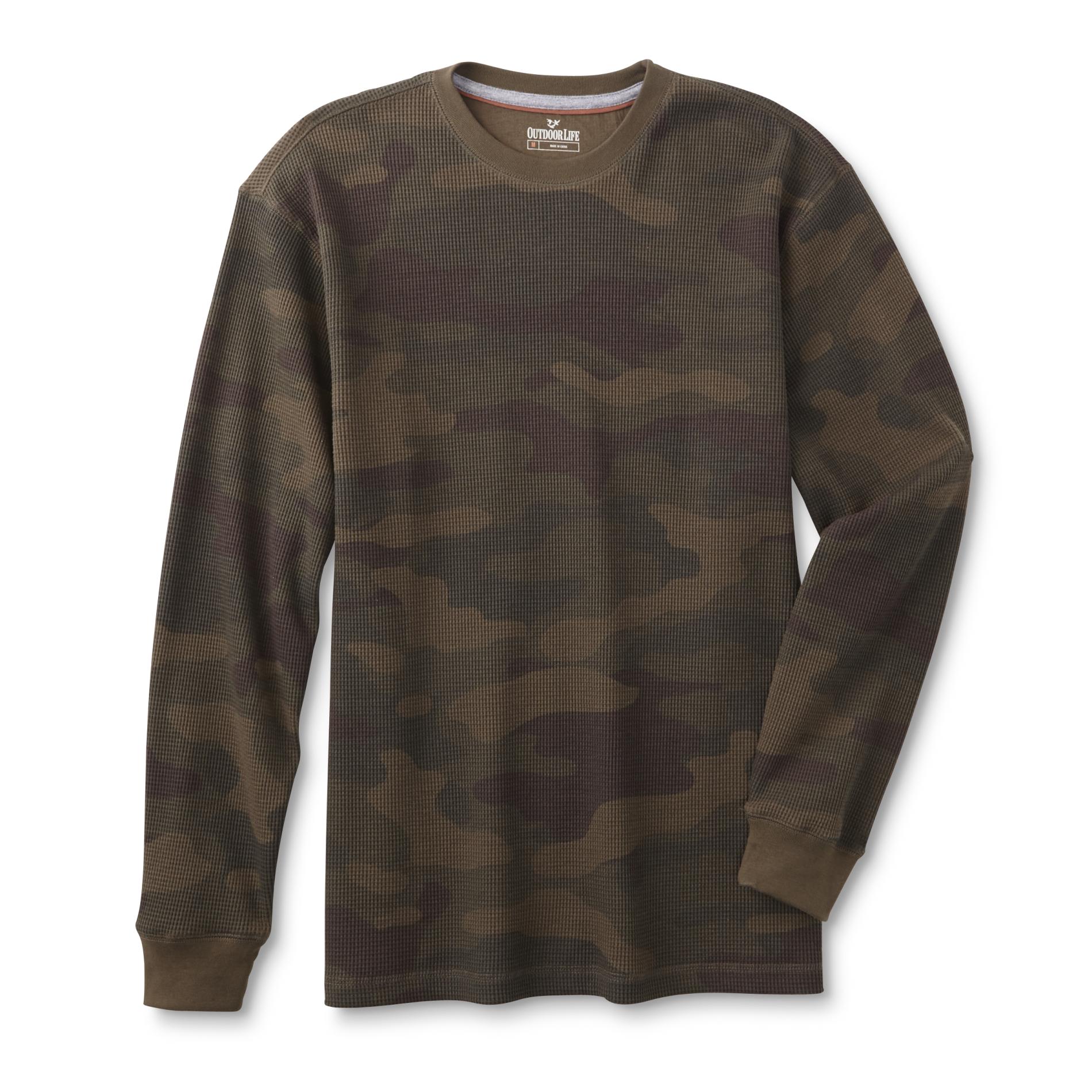Outdoor Life Men's Big & Tall Thermal Shirt - Camouflage