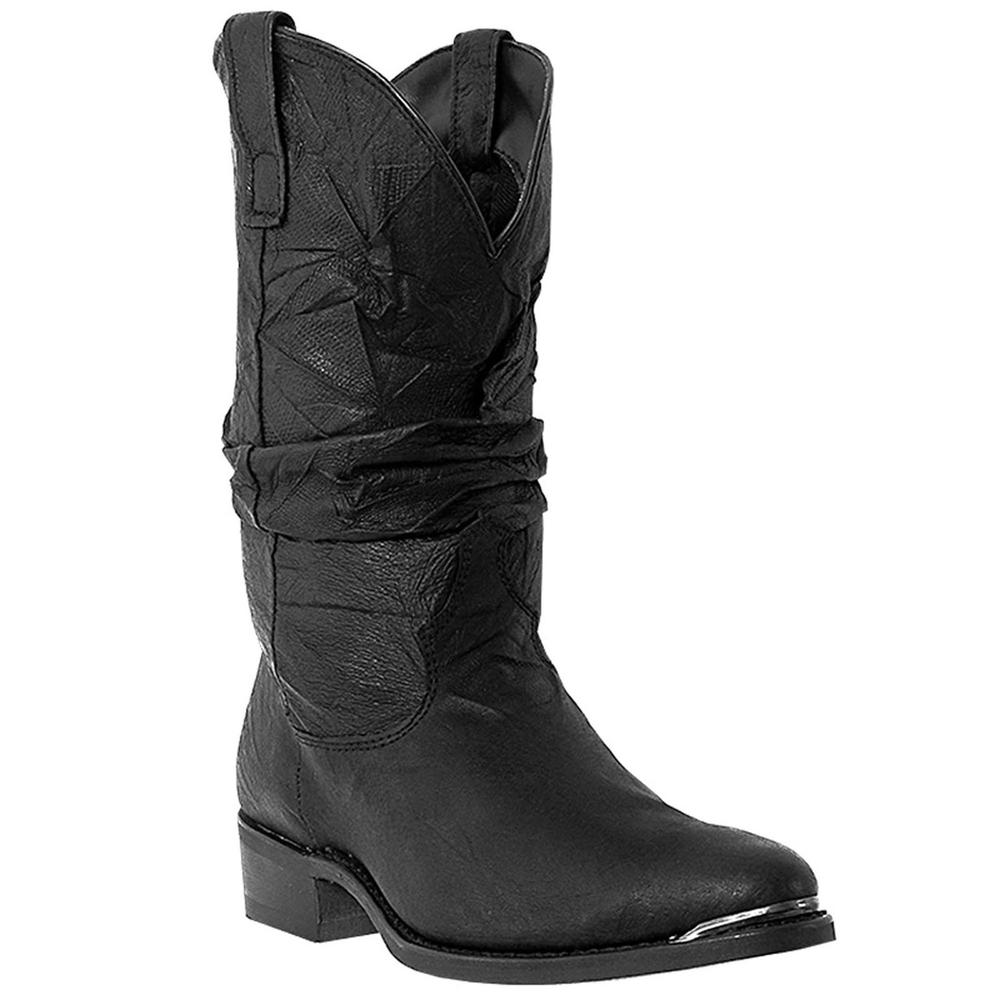 Dingo Men's DI15240 Amsterdam 12" Cowboy Boot Black - Wide Width Available