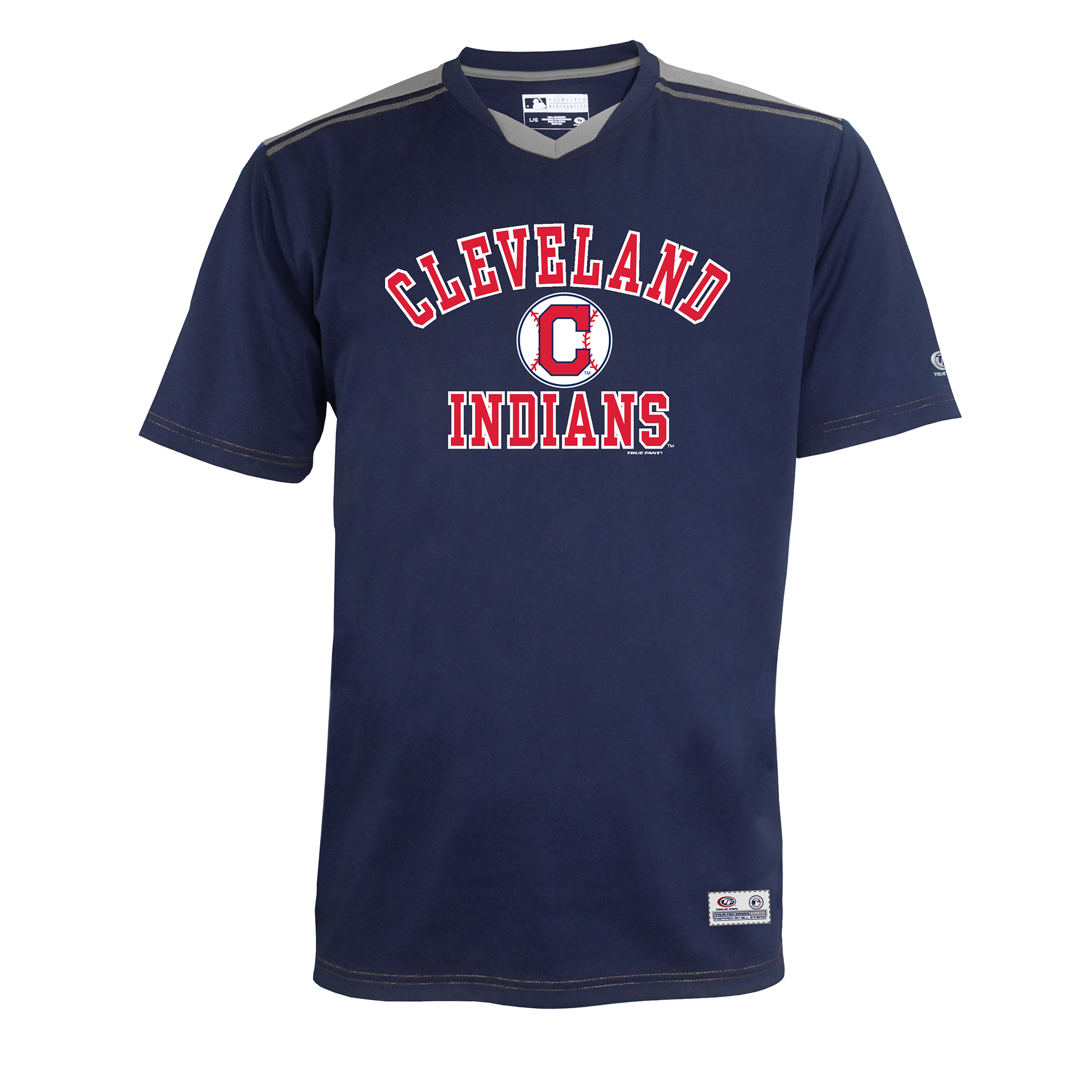 MLB Men’s Cleveland Indians V-Neck Jersey, Size: Small MLB Men’s Cleveland Indians V-Neck Jersey, Size: Small