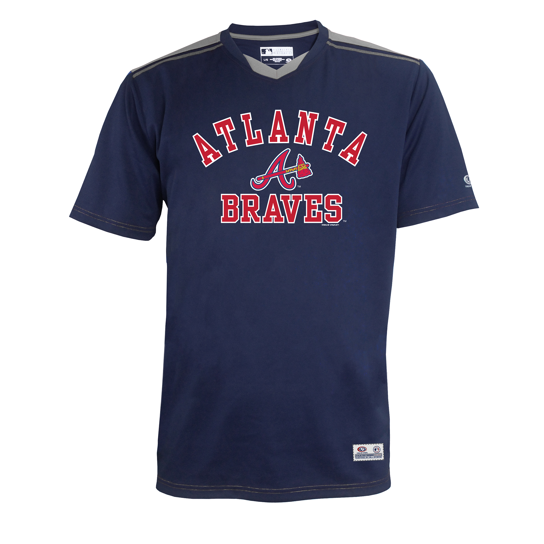 MLB Men’s Atlanta Braves V-Neck Jersey, Size: Small MLB Men’s Atlanta Braves V-Neck Jersey, Size: Small
