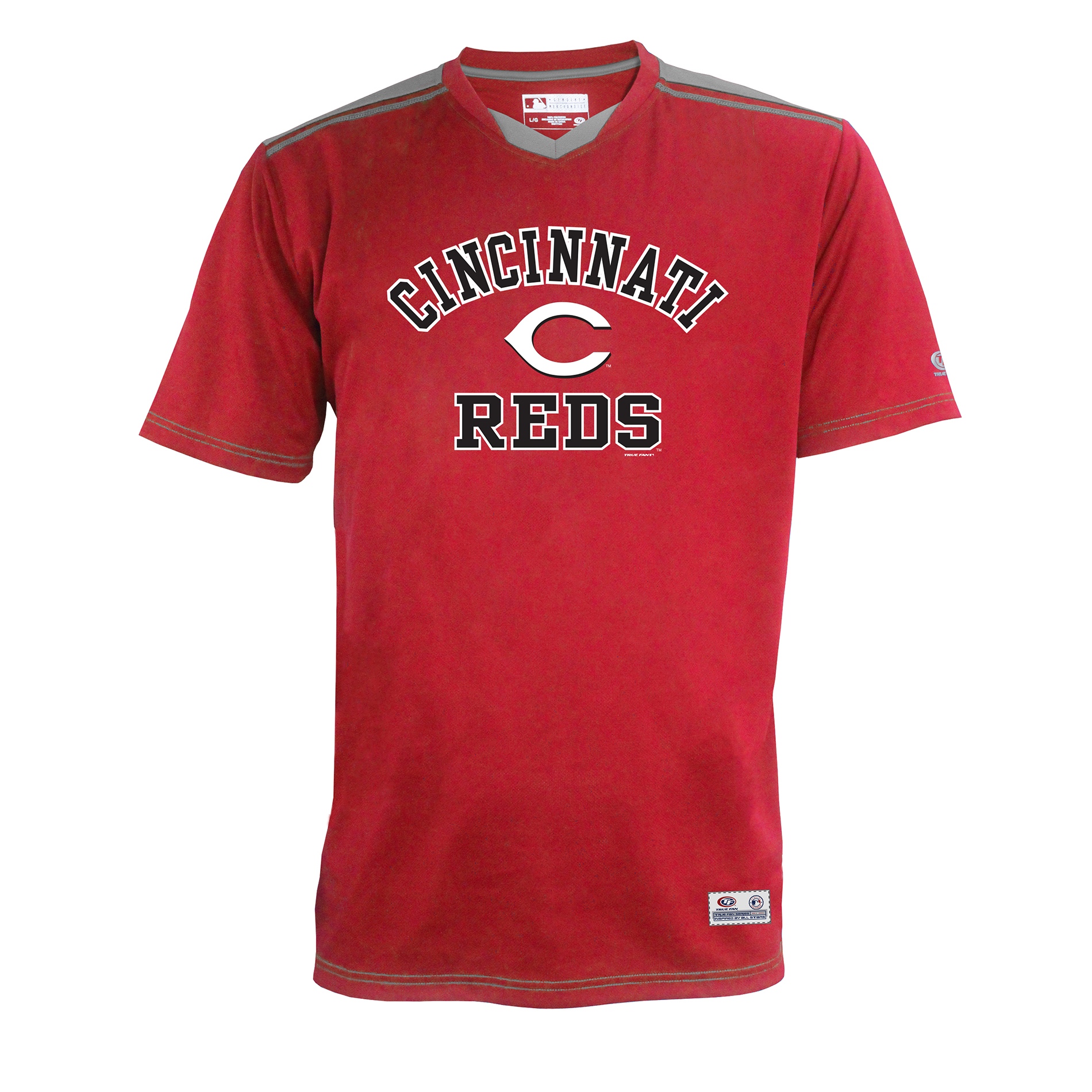 MLB Men’s Cincinnati Reds V-Neck Jersey, Size: Medium MLB Men’s Cincinnati Reds V-Neck Jersey, Size: Medium