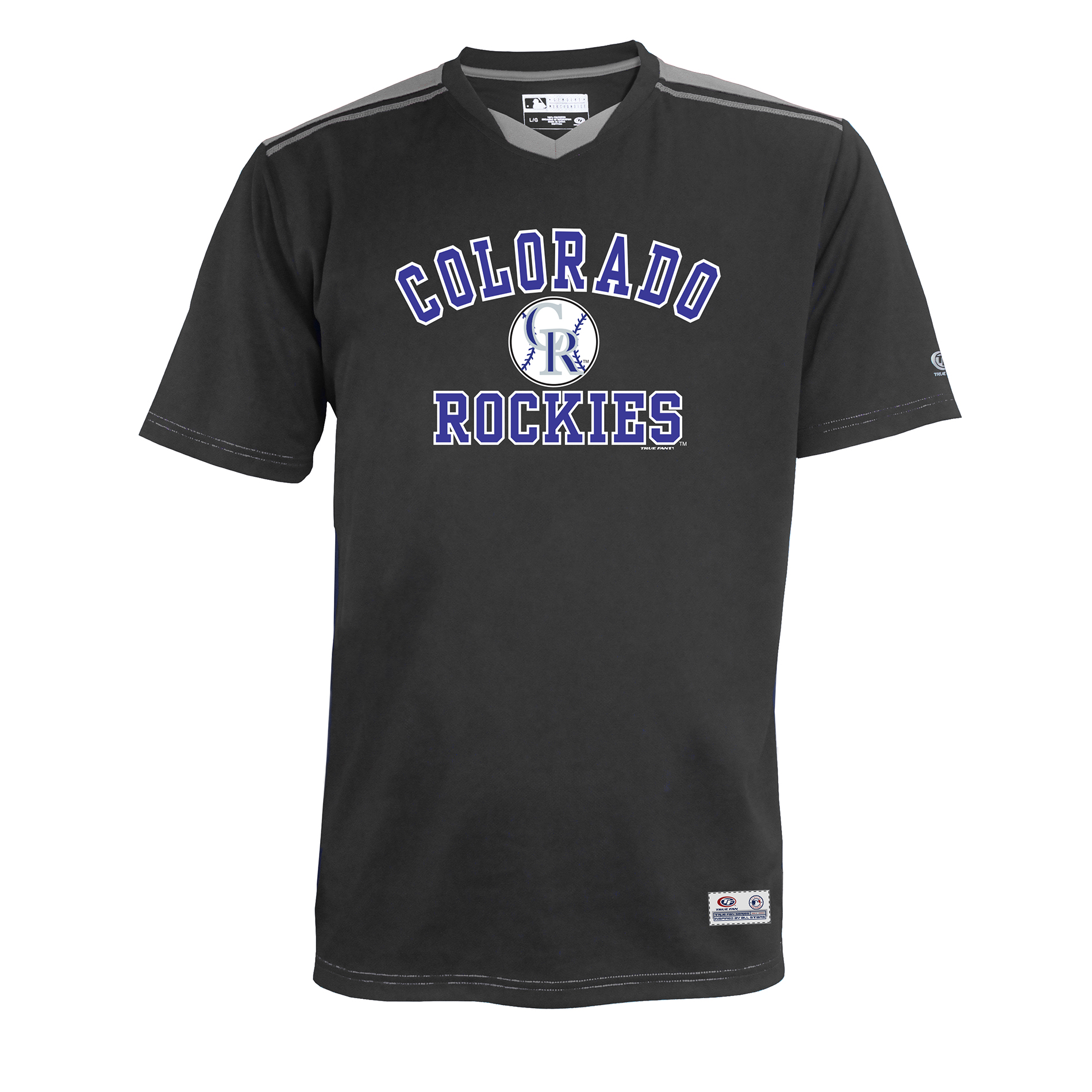 MLB Men’s Colorado Rockies V-Neck Jersey, Size: Small MLB Men’s Colorado Rockies V-Neck Jersey, Size: Small