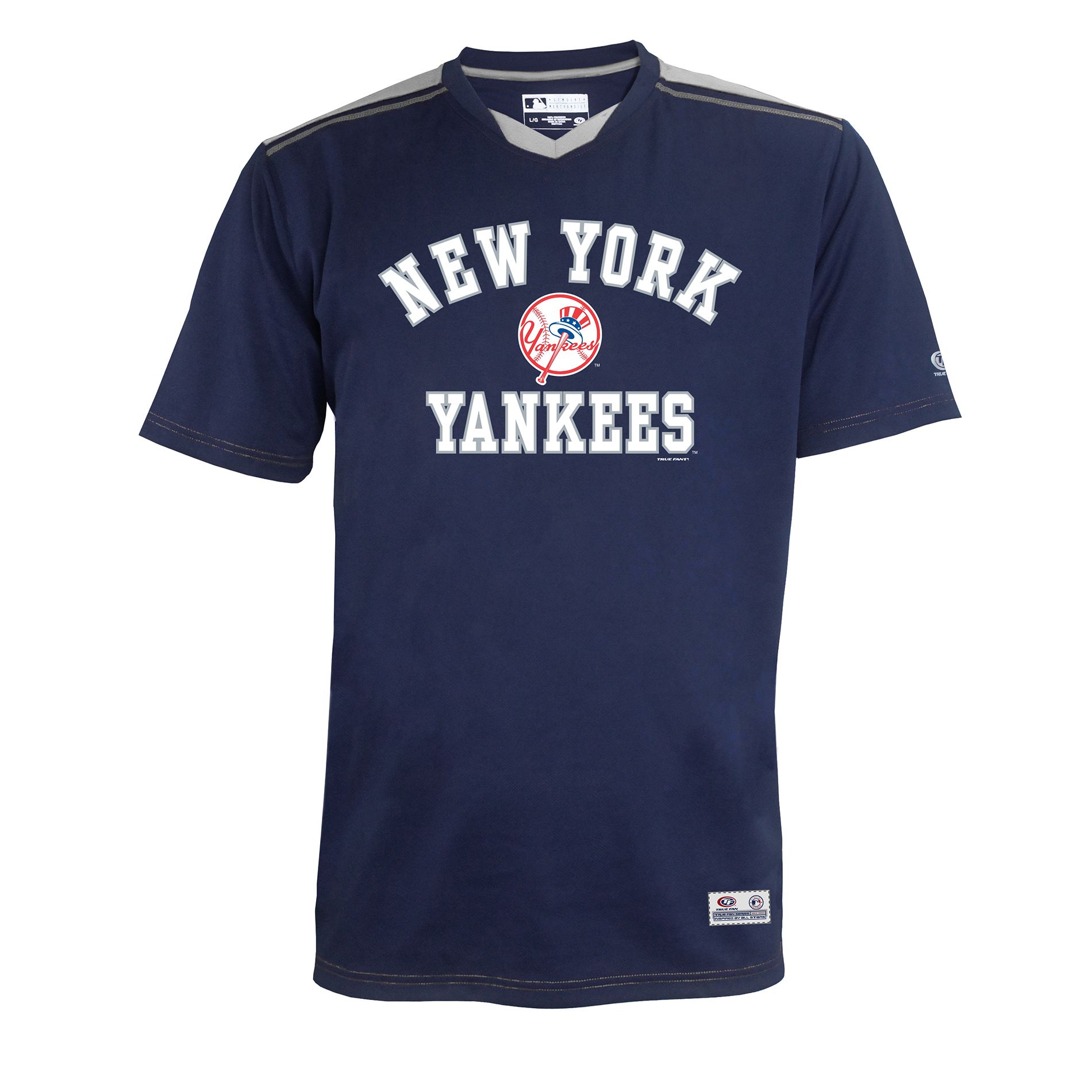 MLB Men’s New York Yankees V-Neck Jersey, Size: Small MLB Men’s New York Yankees V-Neck Jersey, Size: Small