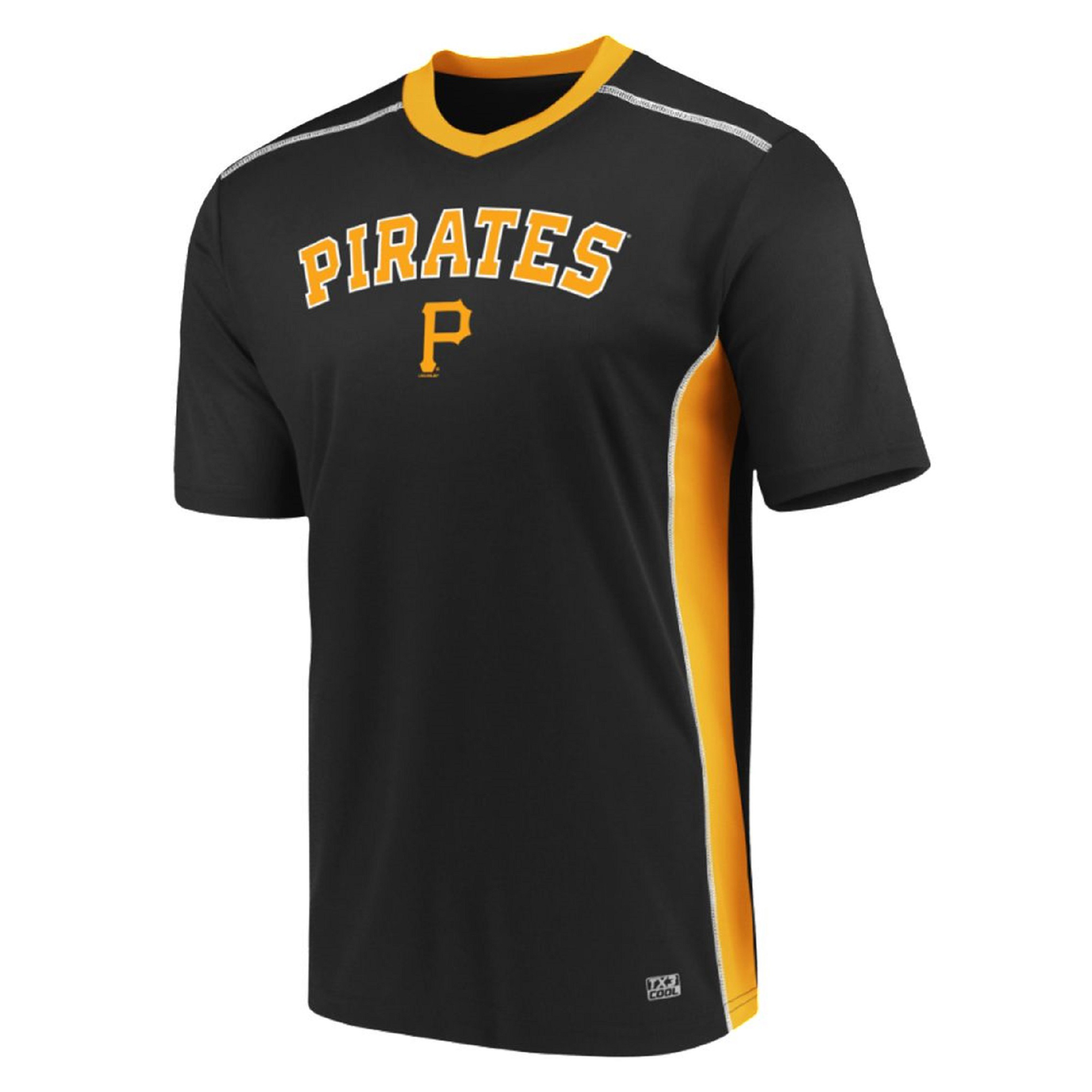 MLB Men’s Pittsburgh Pirates V-Neck Jersey, Size: Medium MLB Men’s Pittsburgh Pirates V-Neck Jersey, Size: Medium