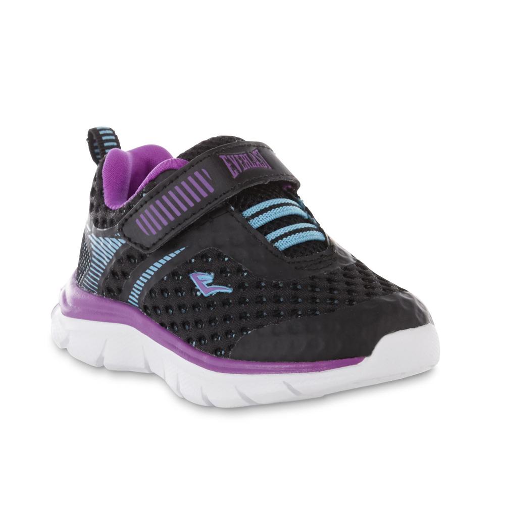 Everlast&reg; Toddler Girl's Sling Black/Purple/Blue Athletic Shoe