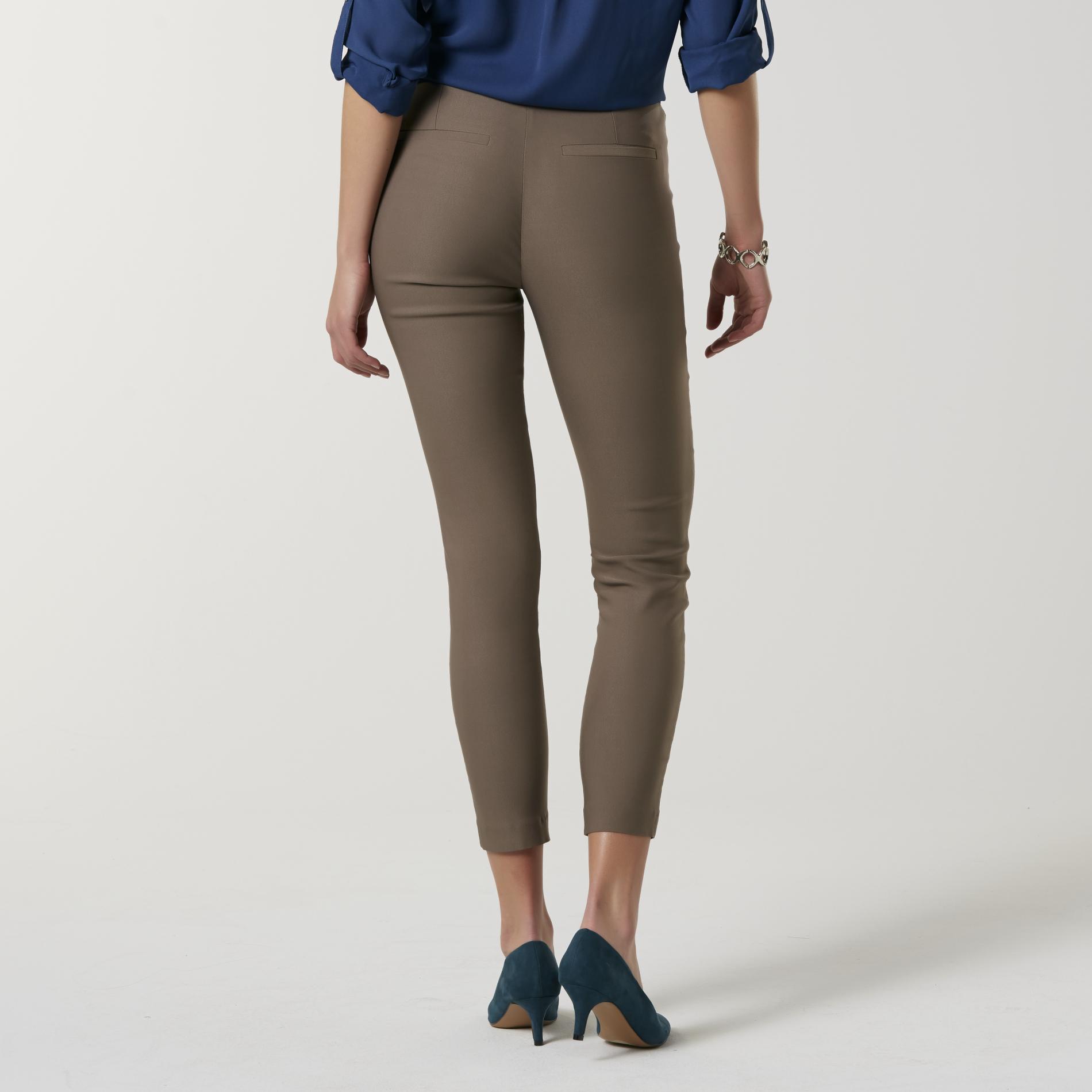 womens skinny khaki dress pants