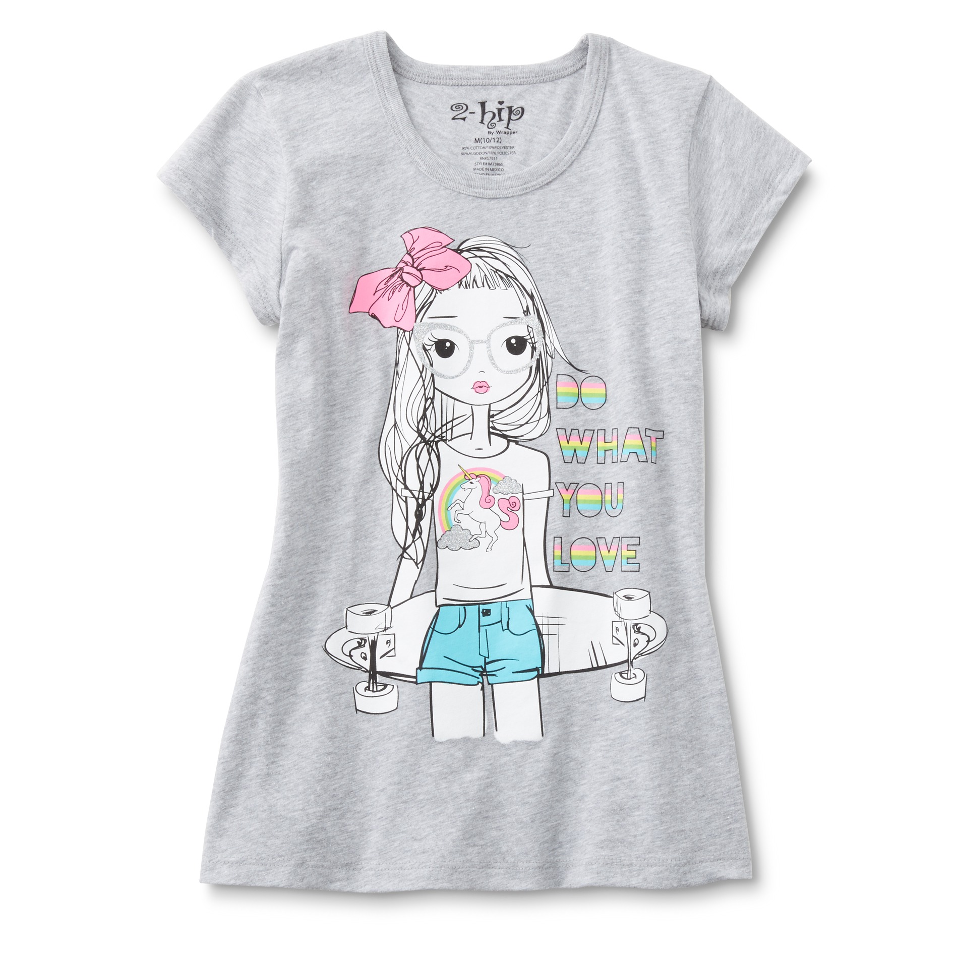 Girl's Graphic T-Shirt - Love