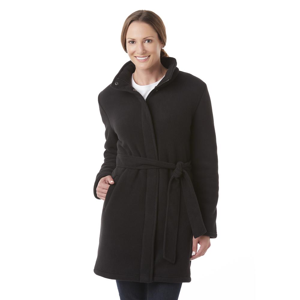Basic Editions Women's Fleece Coat