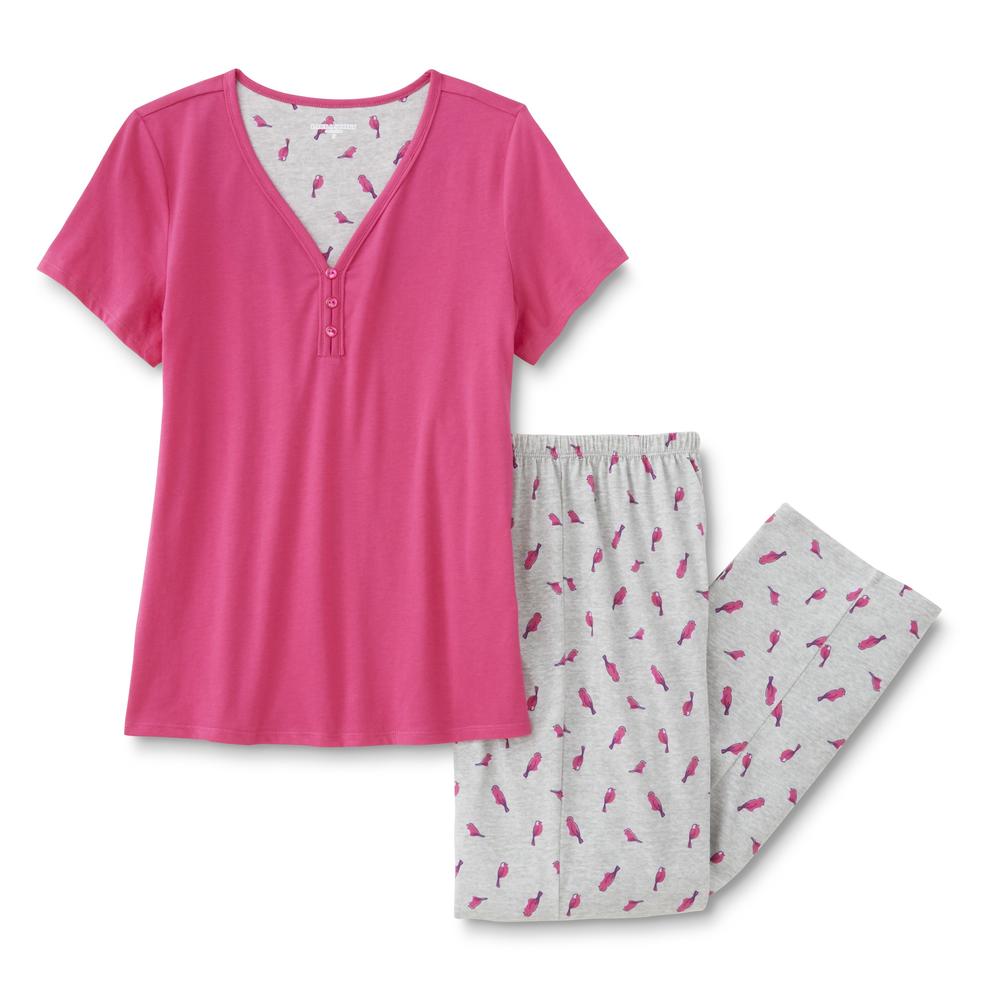 Laura Scott Women's Pajama Shirt & Pants - Bird