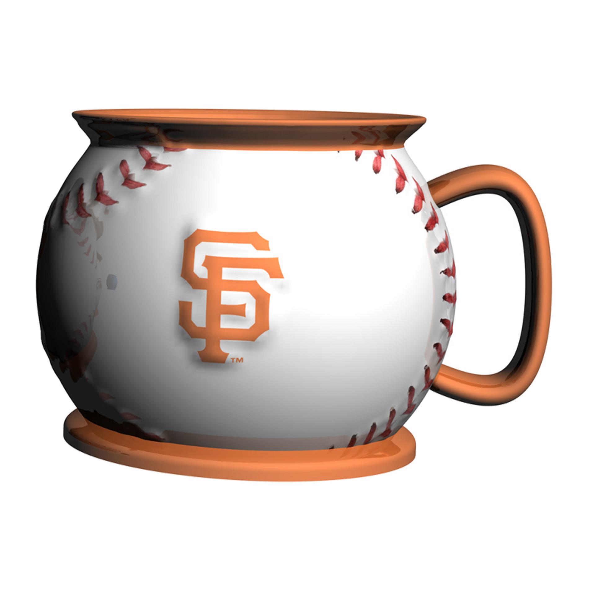 MLB Baseball Mug - San Francisco Giants, Brown MLB Baseball Mug - San Francisco Giants, Brown