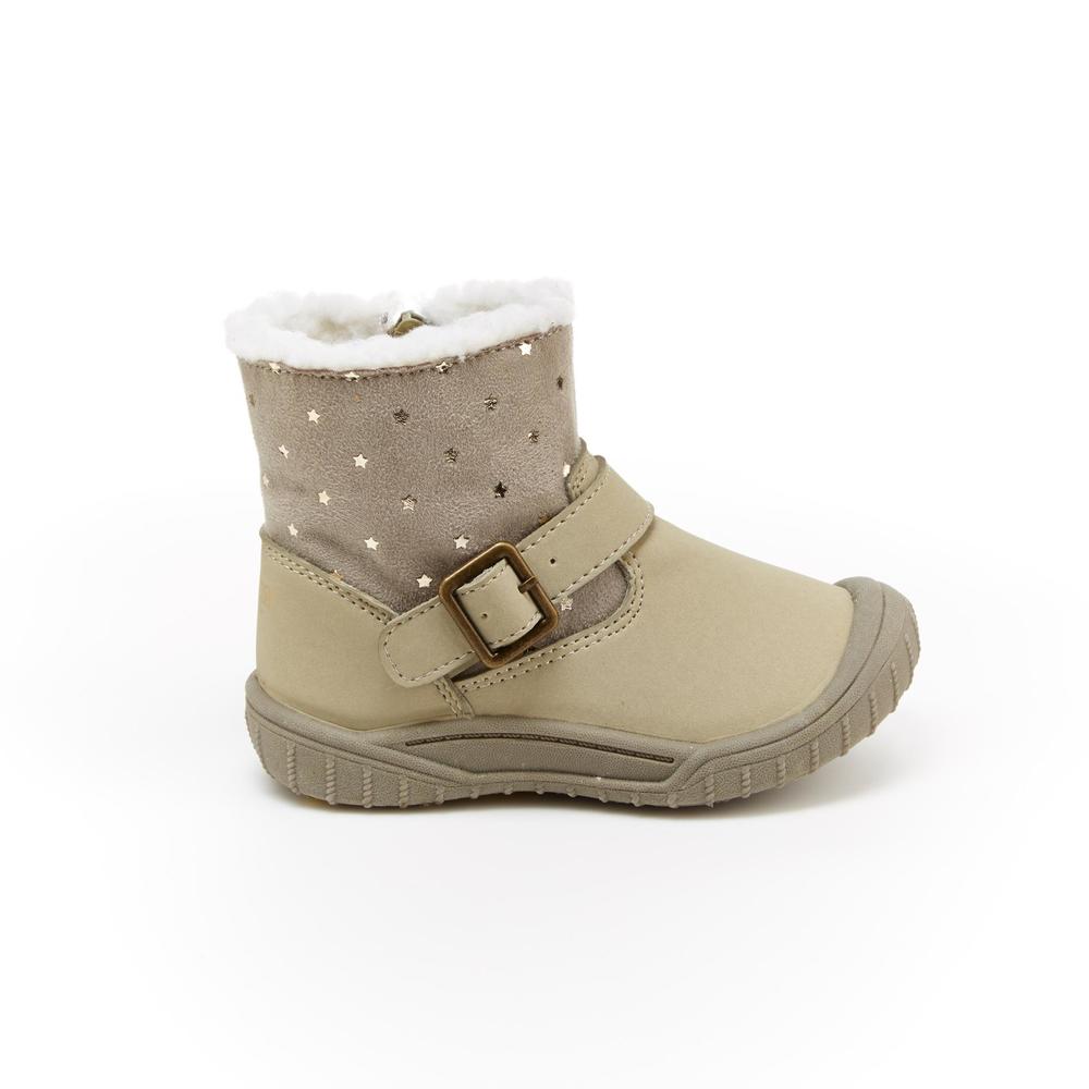 OshKosh Toddler Girl's Poppy Beige Winter Boot