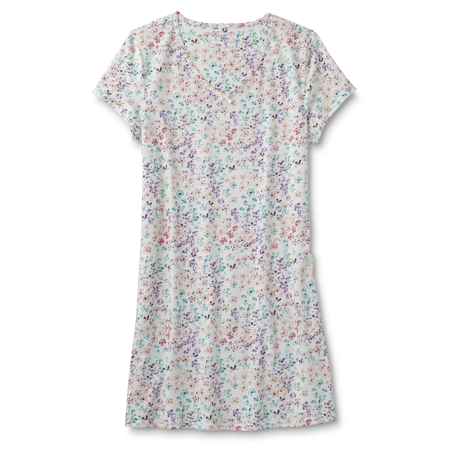 Laura Scott Women's Sleep Shirt - Floral Print
