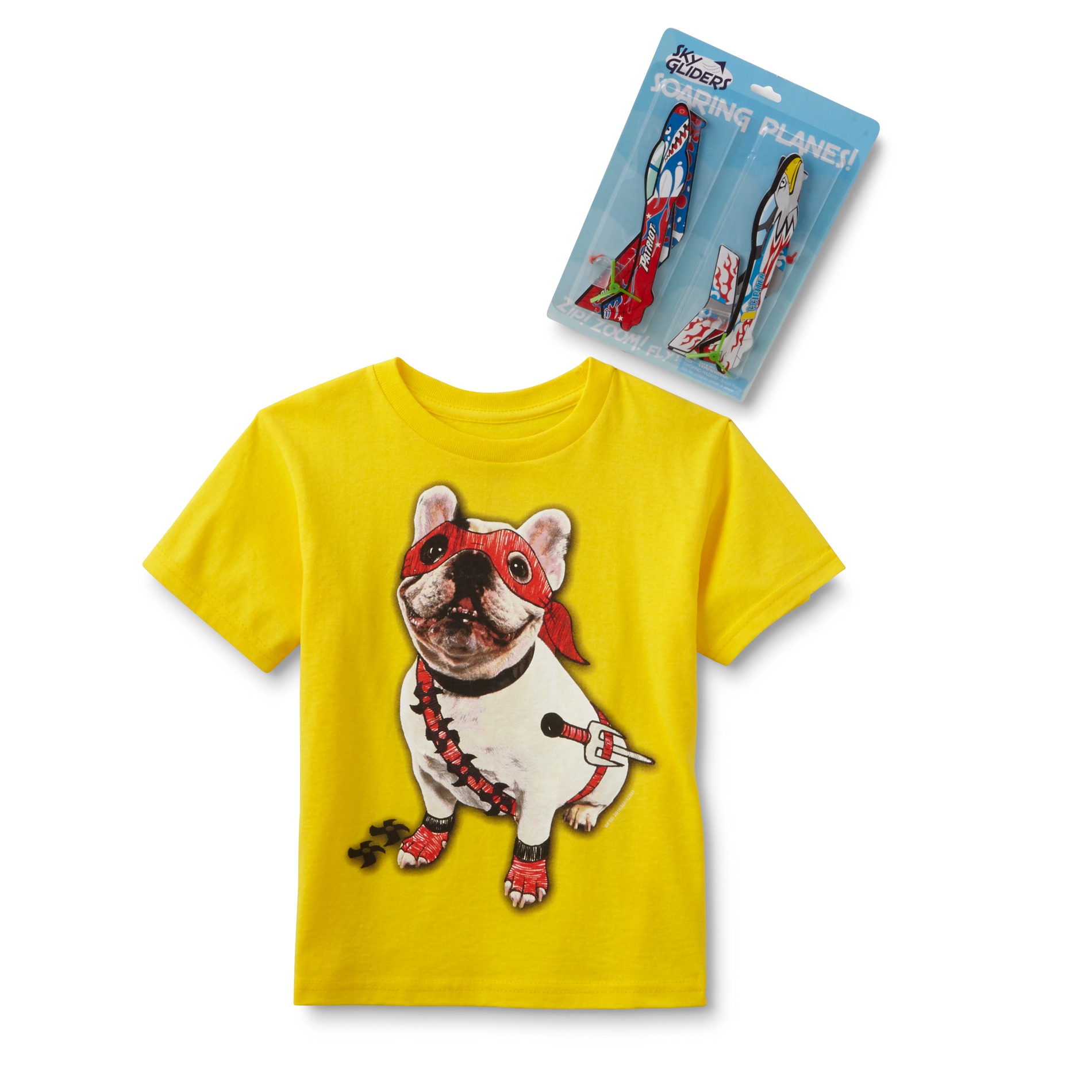 BURPEE Boy's Graphic T-Shirt & Toys - Ninja Dog